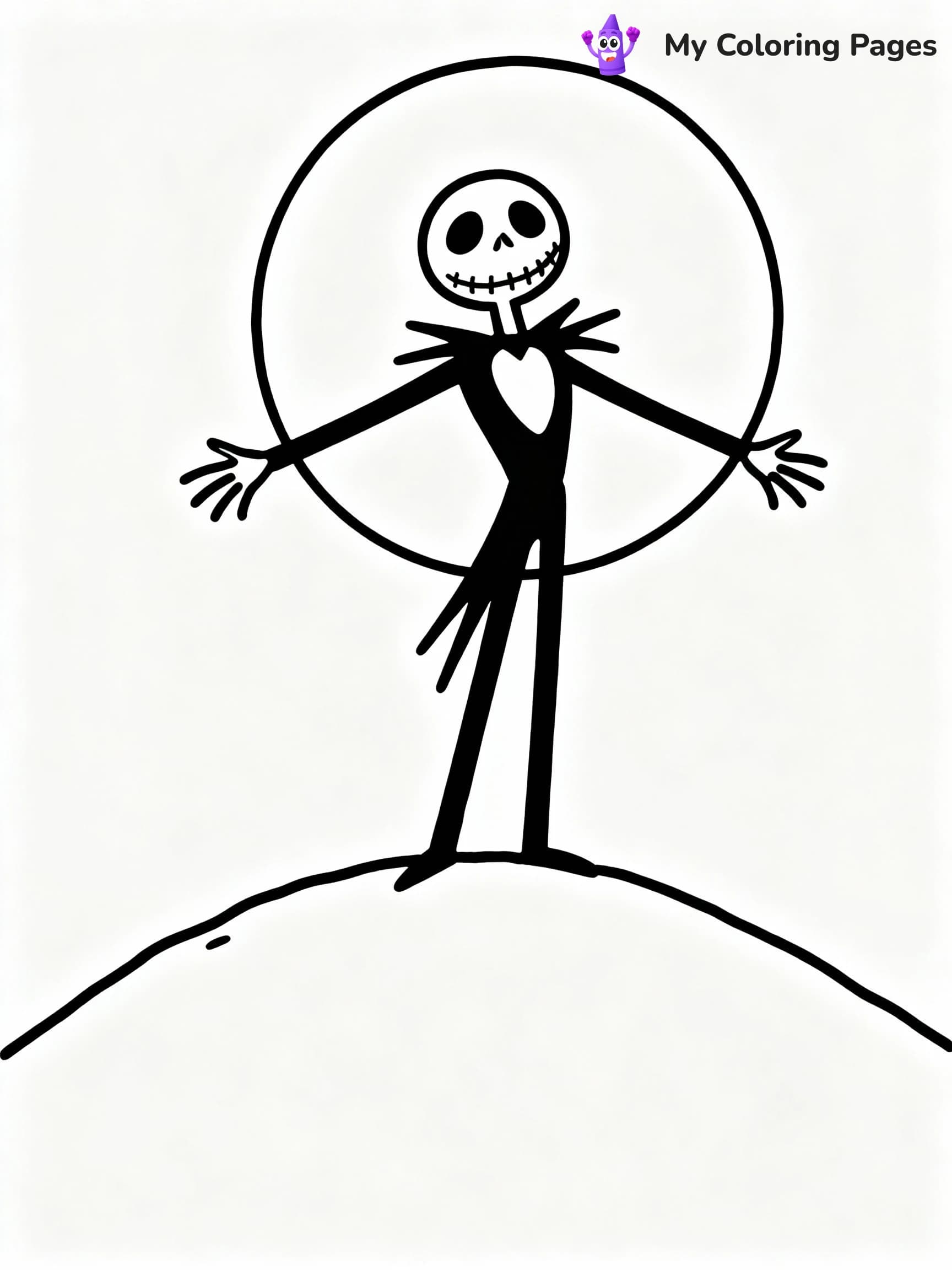 Nightmare Before Christmas Coloring Pages - 7