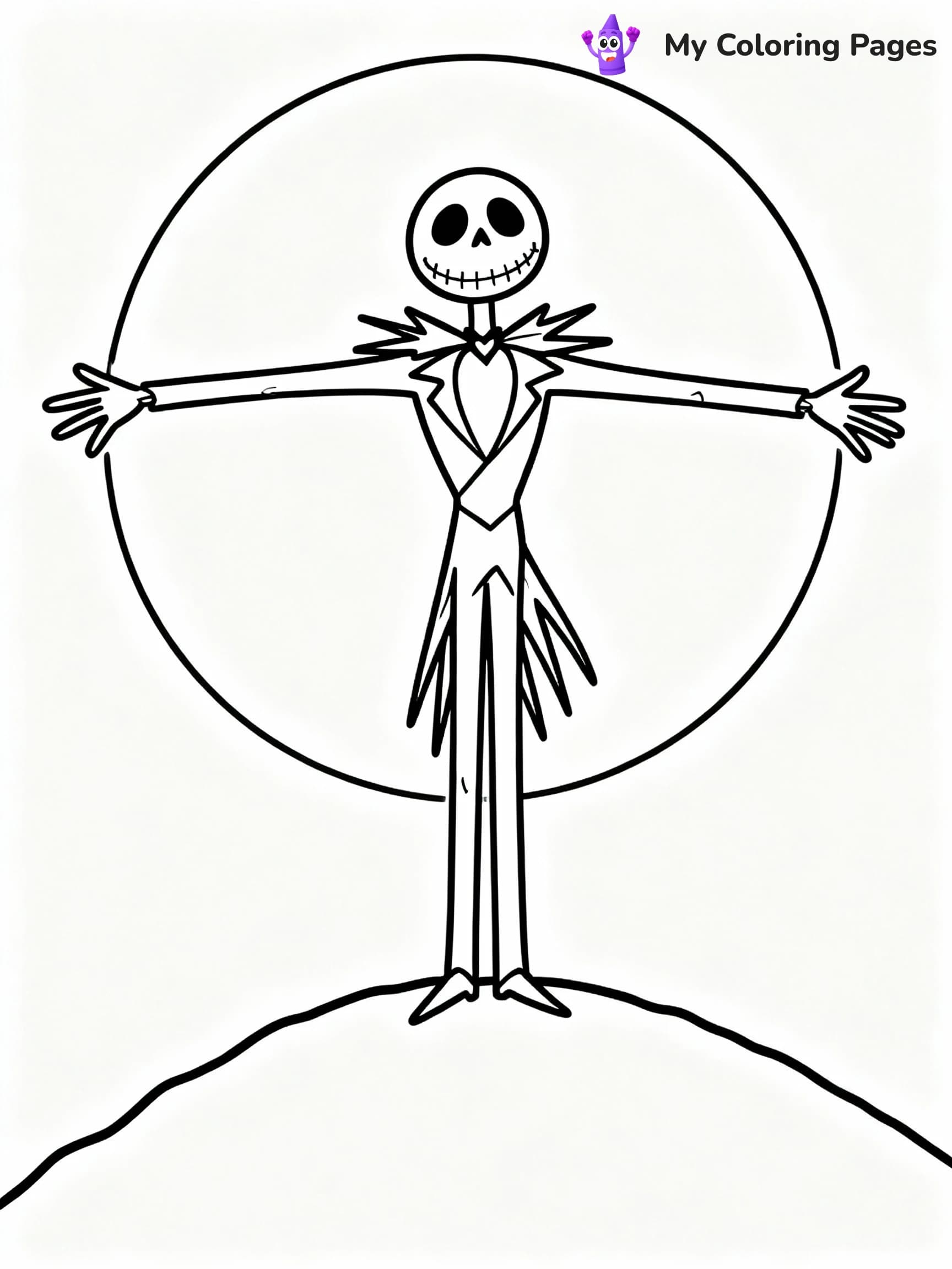 Nightmare Before Christmas Coloring Pages - 6