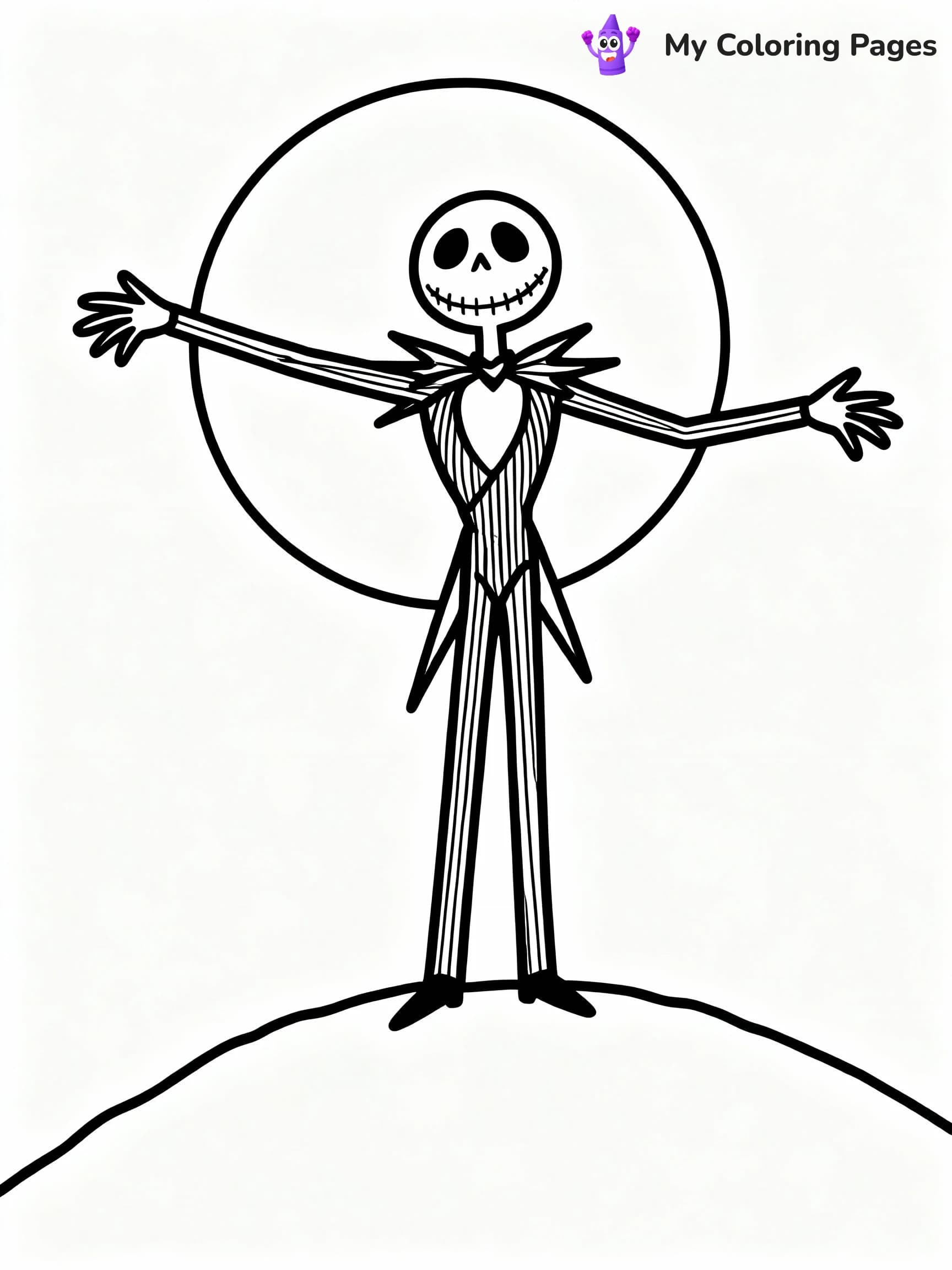 Nightmare Before Christmas Coloring Pages - 5