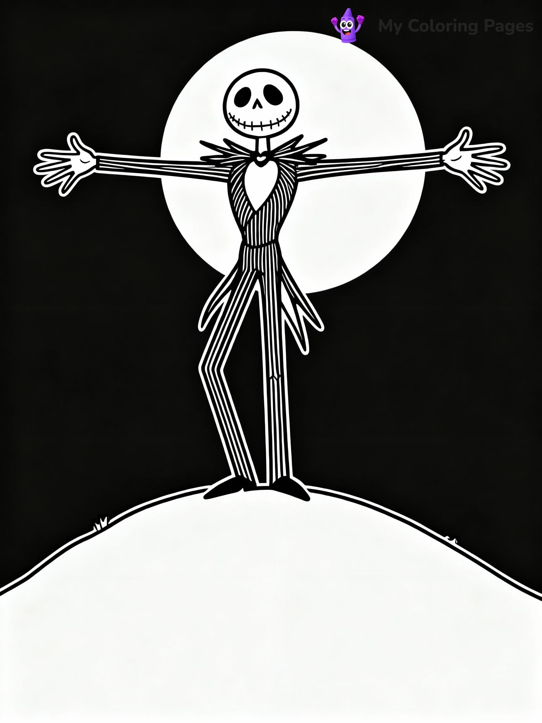 Nightmare Before Christmas Coloring Pages - 4