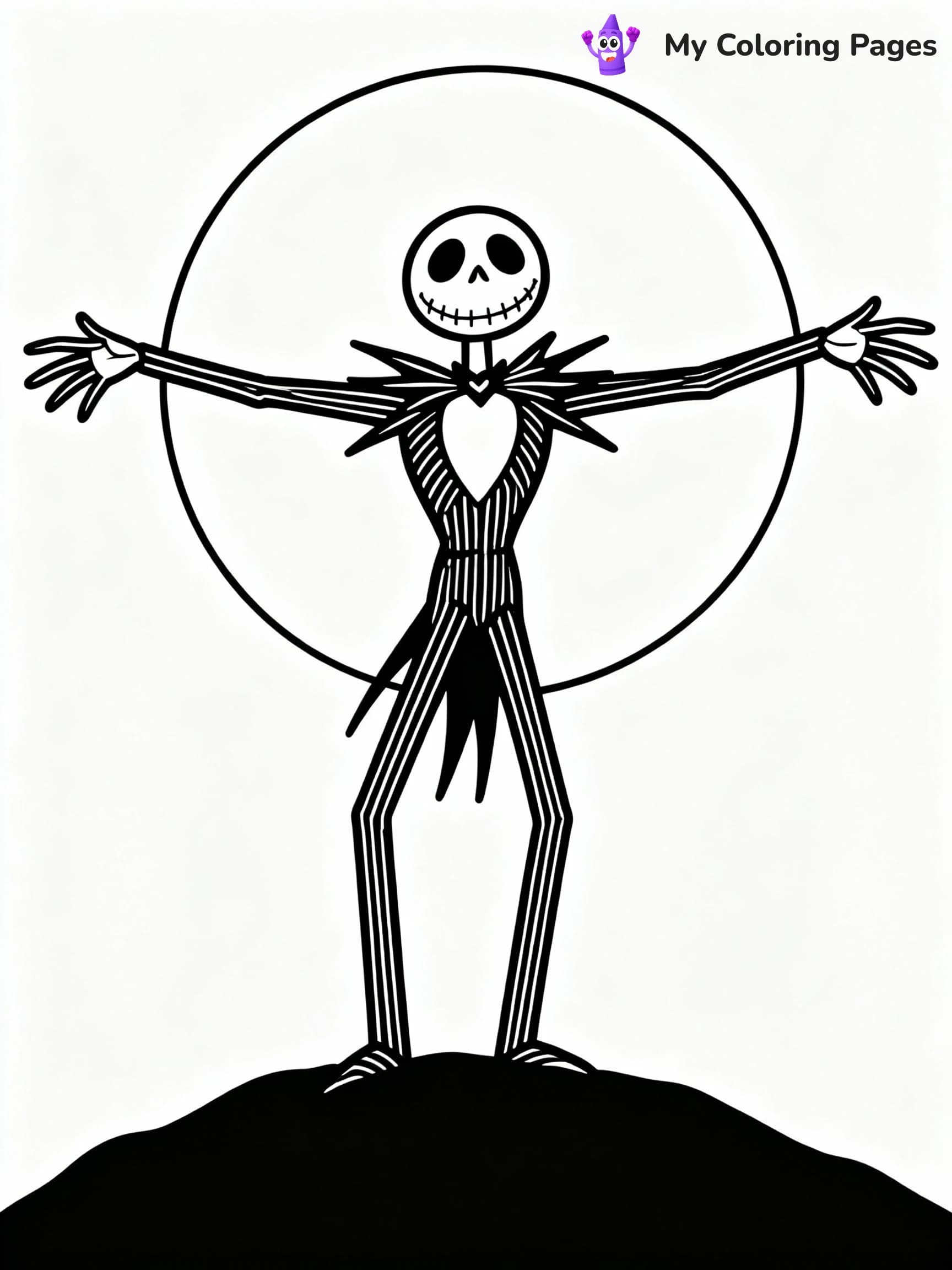 Nightmare Before Christmas Coloring Pages - 3