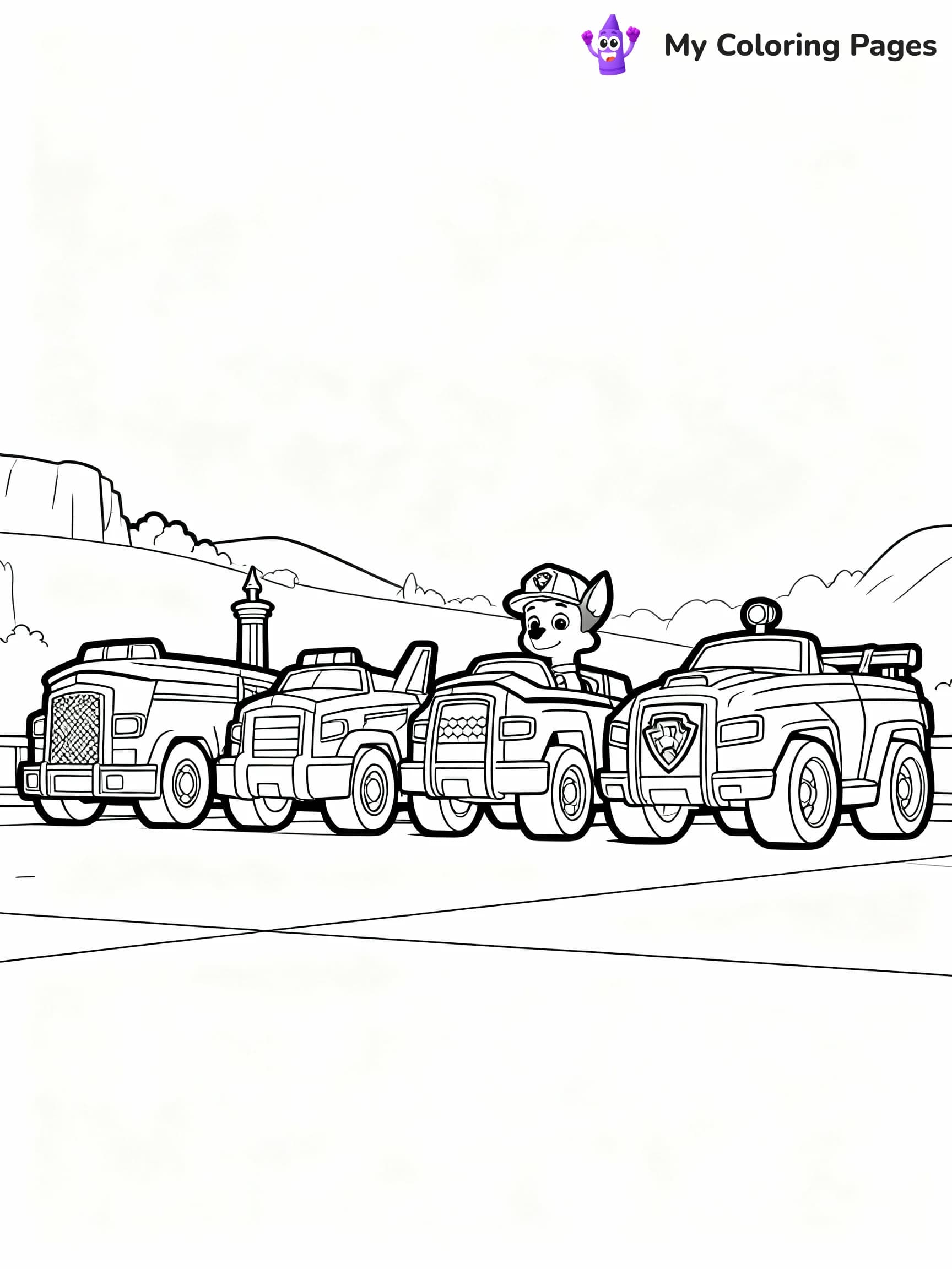 Paw Patrol Coloring Pages - 23