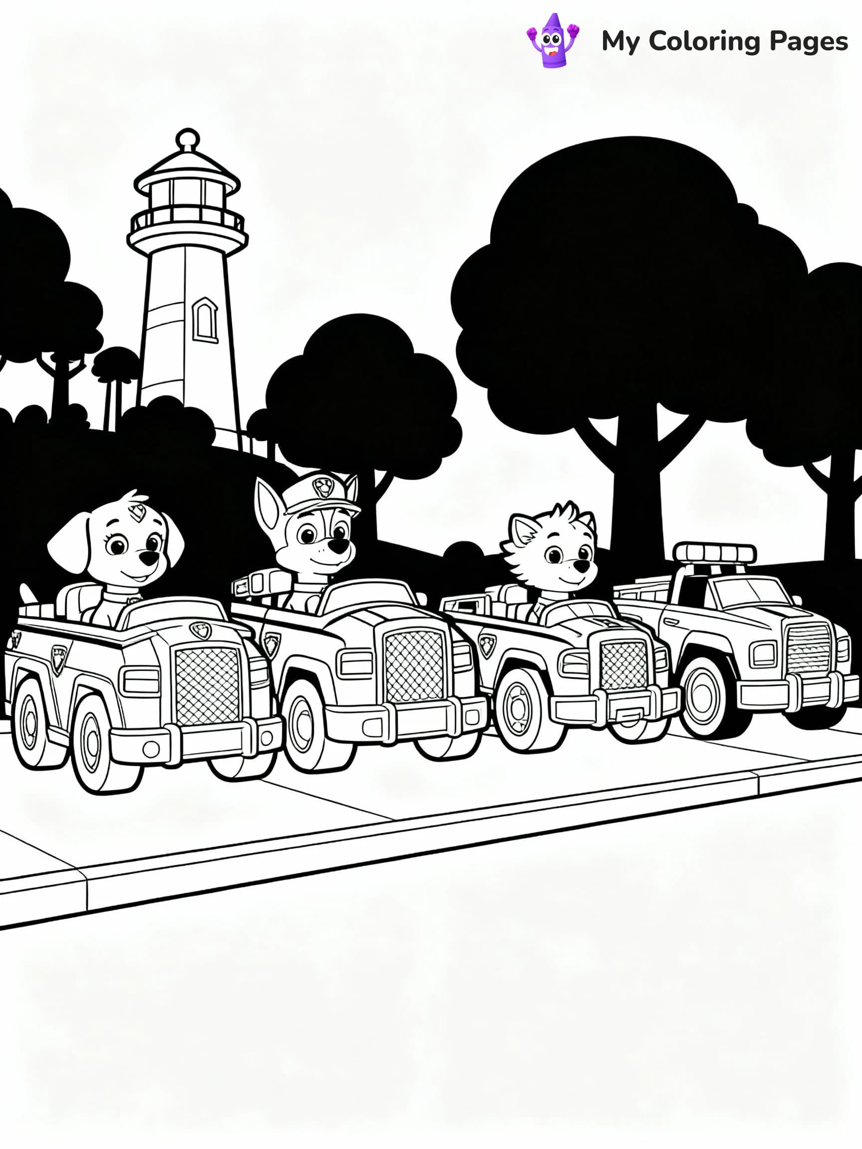 Paw Patrol Coloring Pages - 21