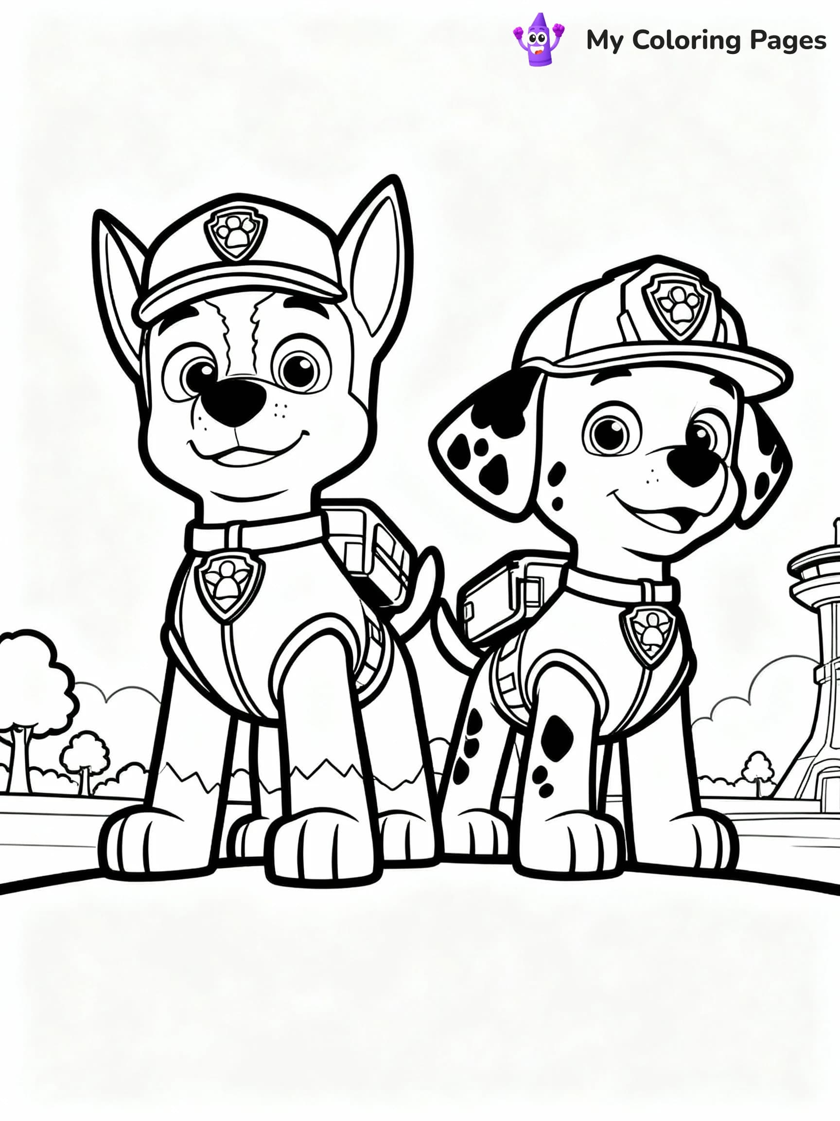 Paw Patrol Coloring Pages - 19