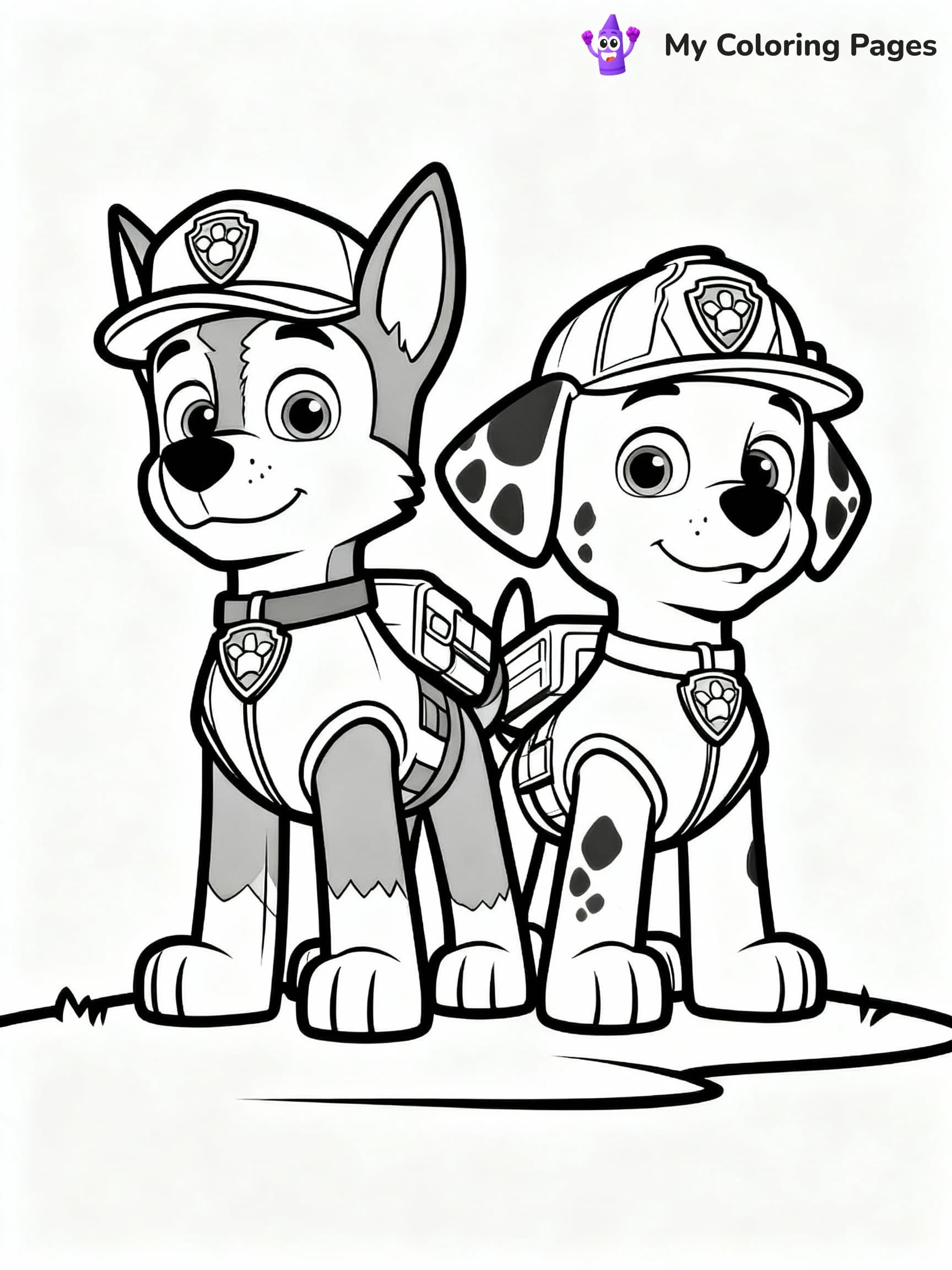 Paw Patrol Coloring Pages - 17
