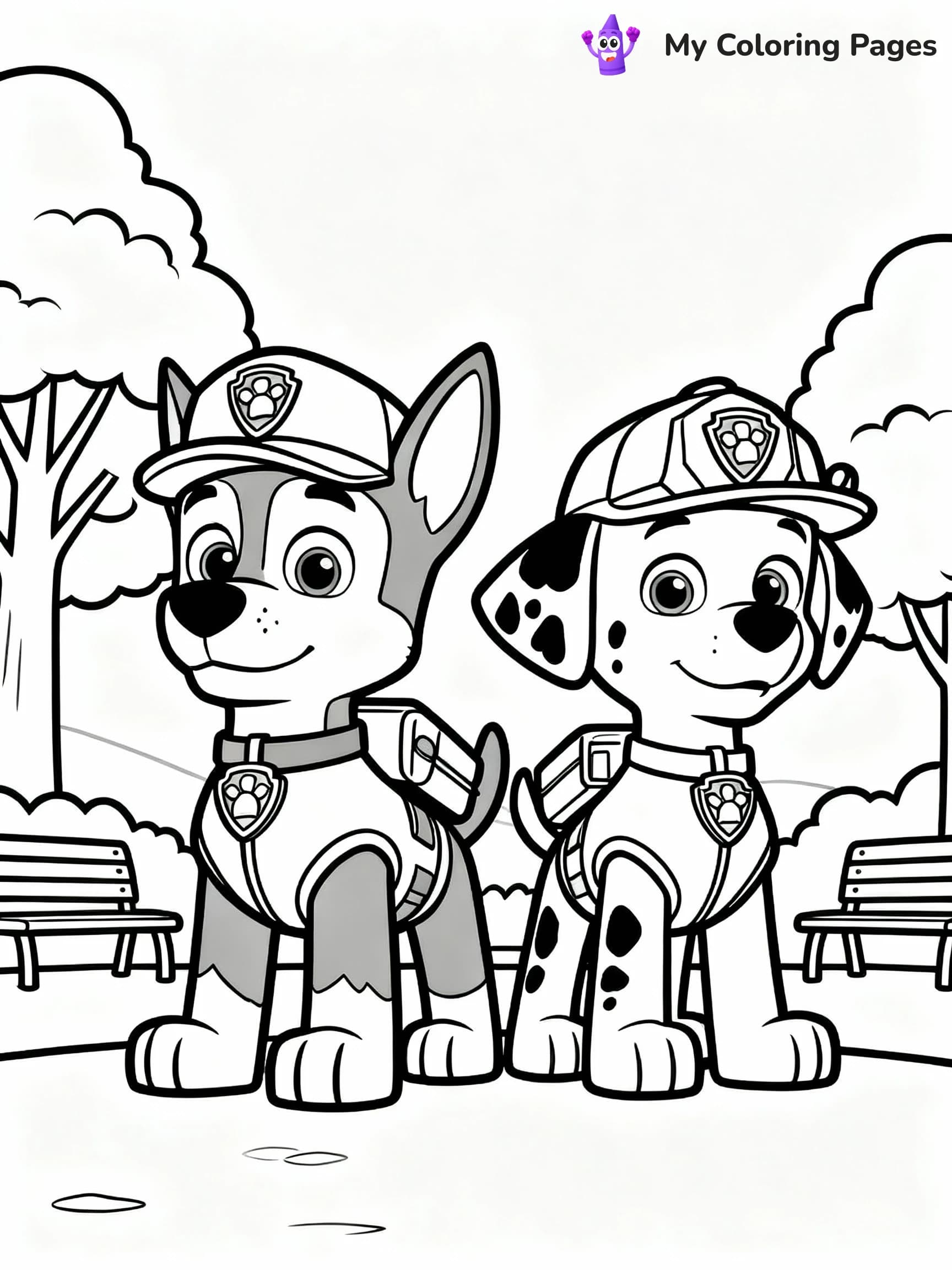 Paw Patrol Coloring Pages - 13