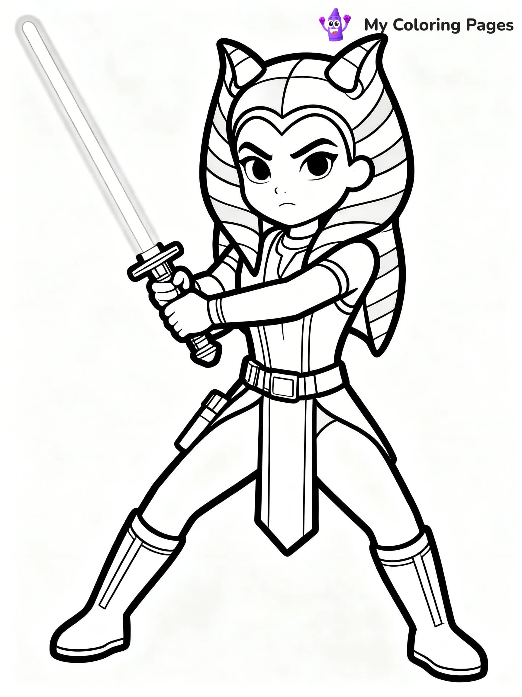 Ahsoka Coloring Pages - 19