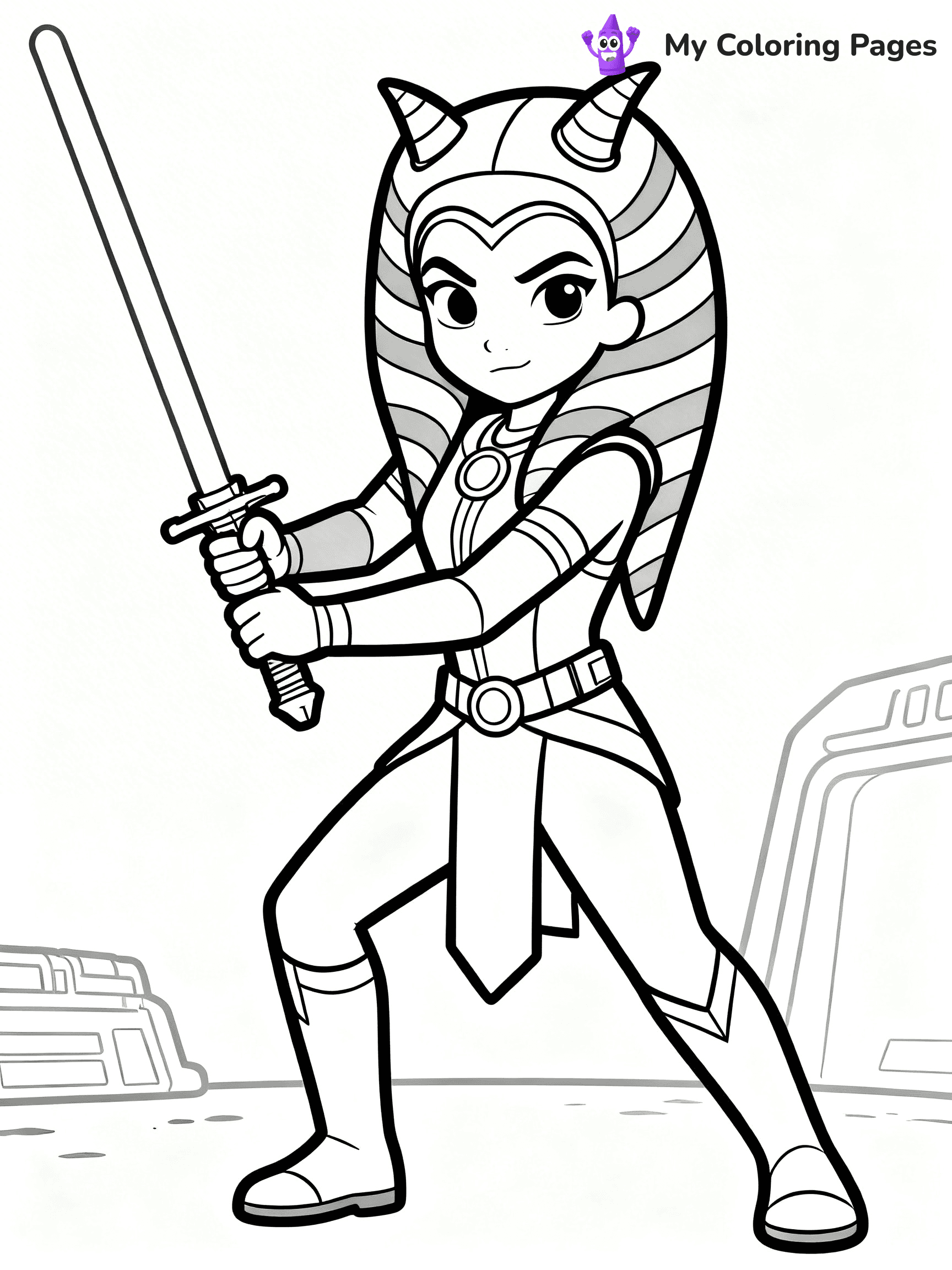 Ahsoka Coloring Pages - 18