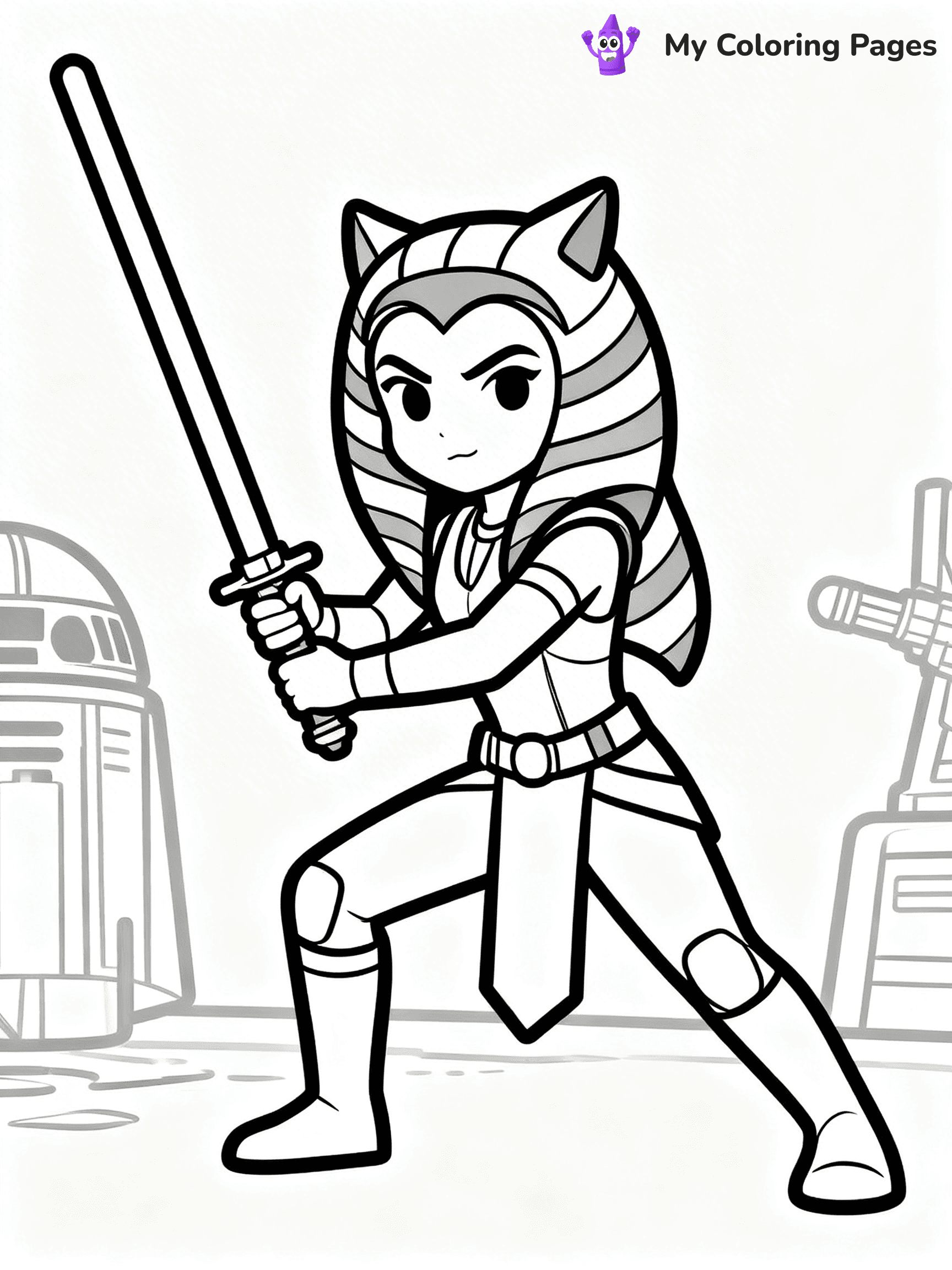 Ahsoka Coloring Pages - 15