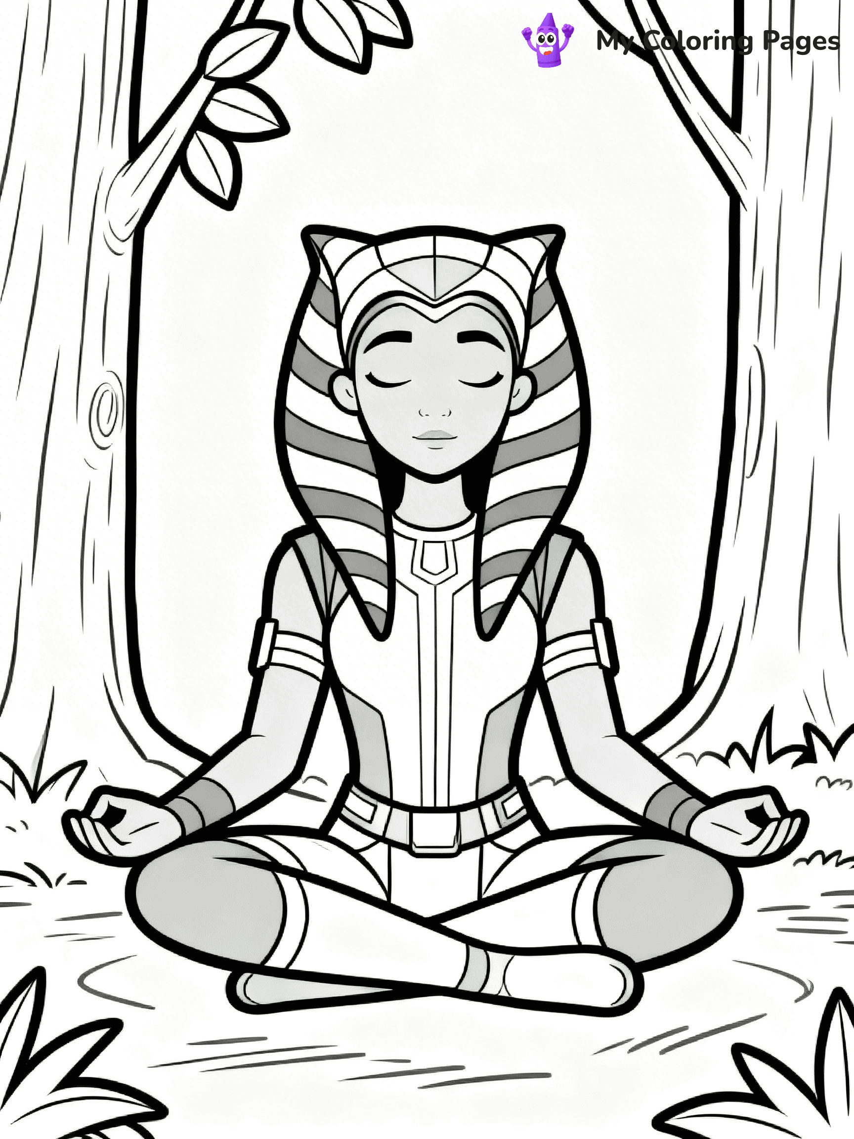 Ahsoka Coloring Pages - 12