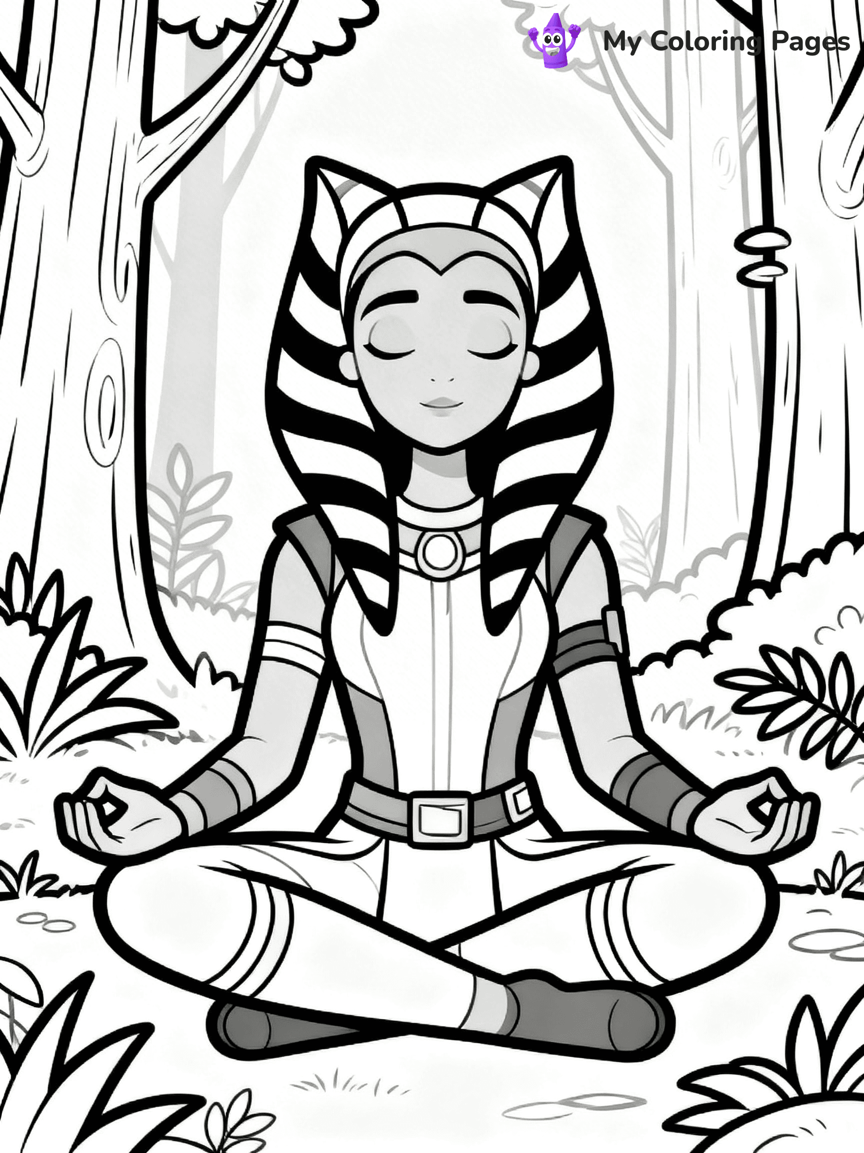 Ahsoka Coloring Pages - 11
