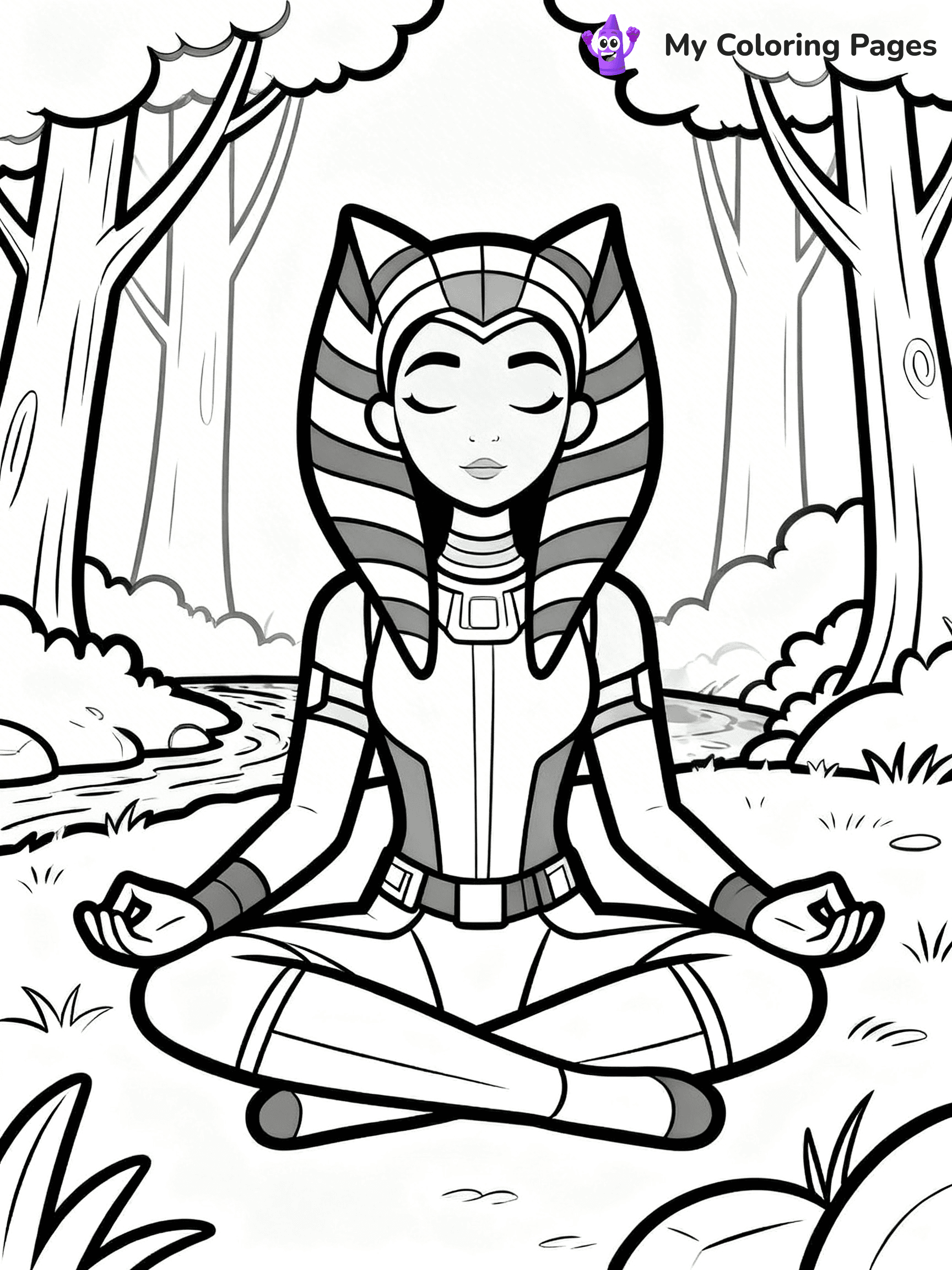 Ahsoka Coloring Pages - 10