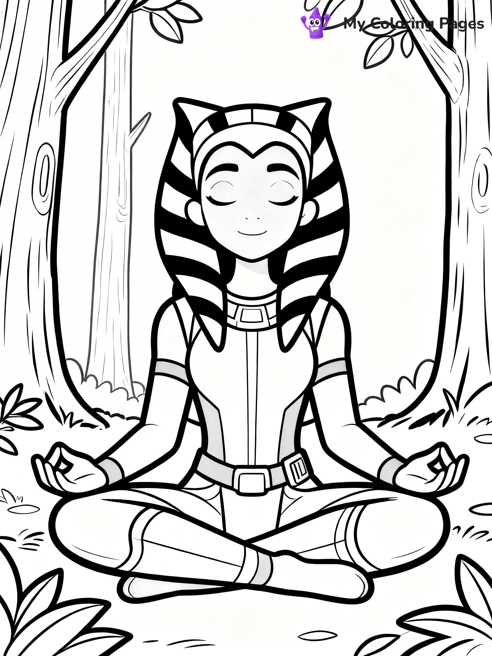 Ahsoka Coloring Pages - 9