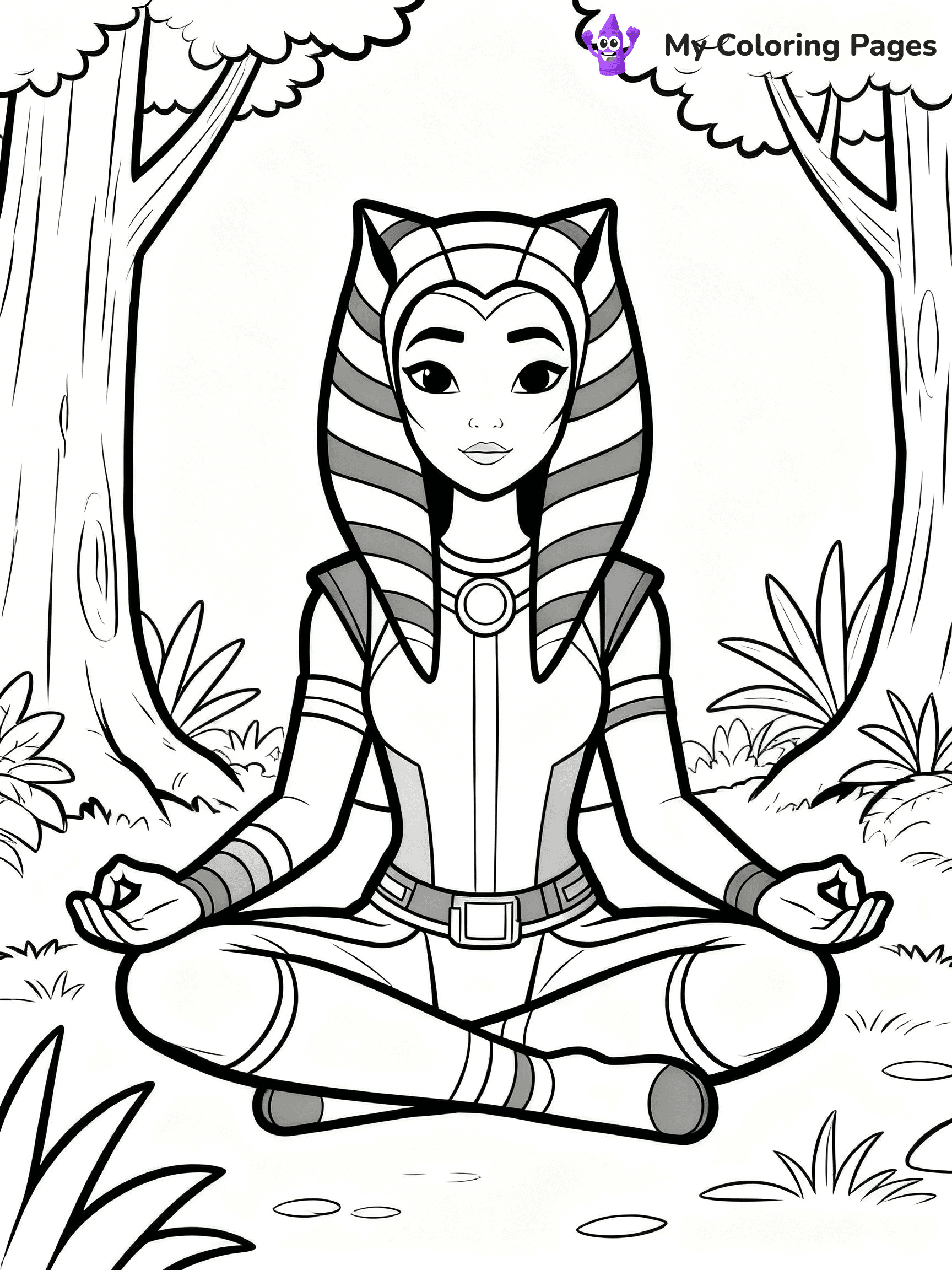 Ahsoka Coloring Pages - 8