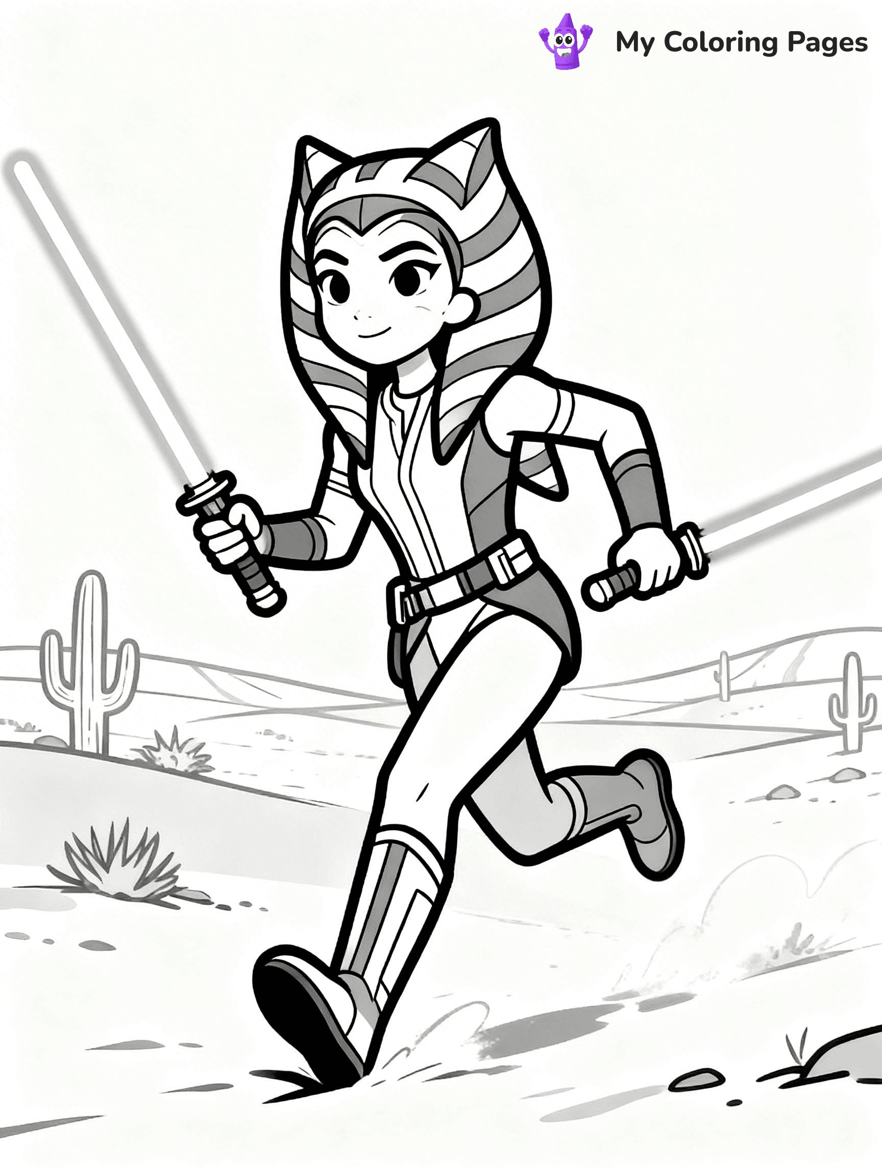 Ahsoka Coloring Pages - 6