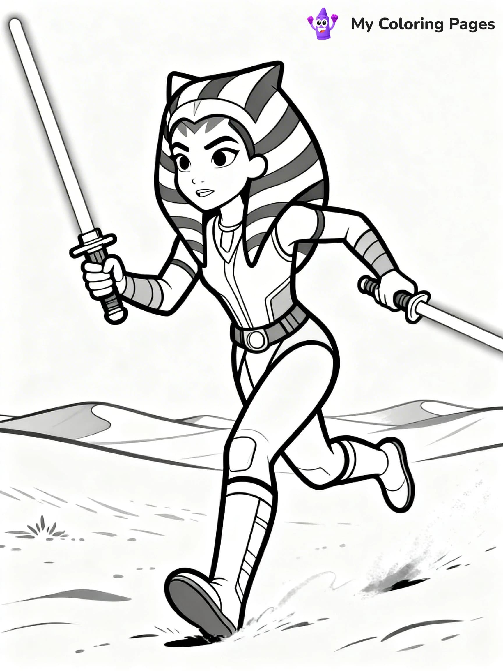 Ahsoka Coloring Pages - 5