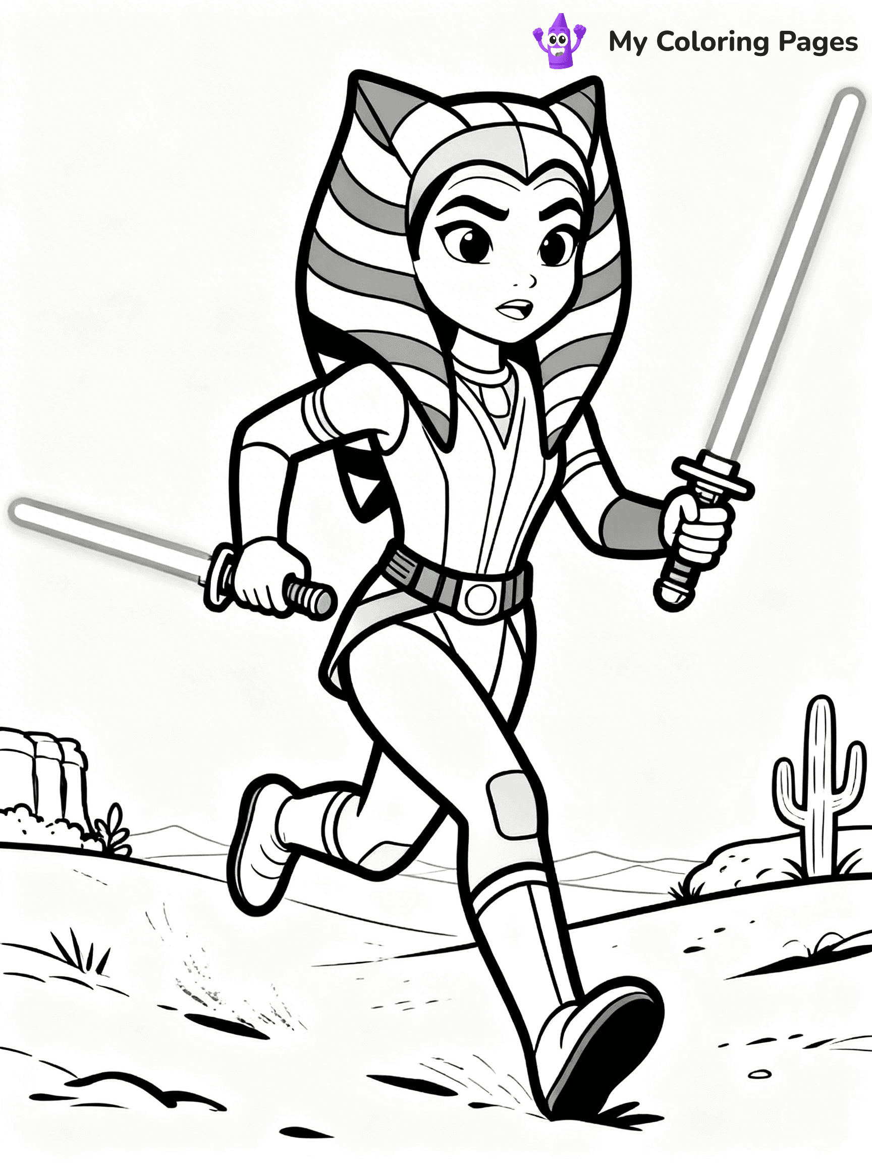Ahsoka Coloring Pages - 3