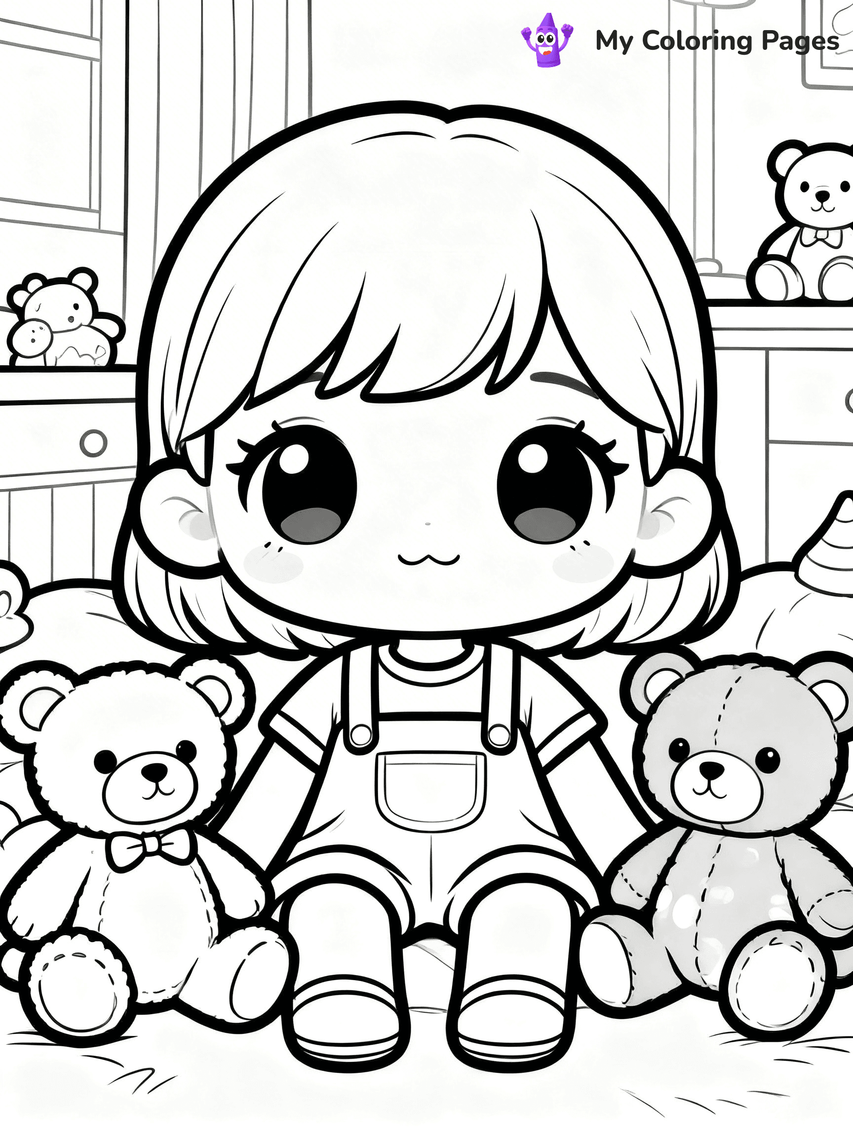Doll Coloring Pages - 127