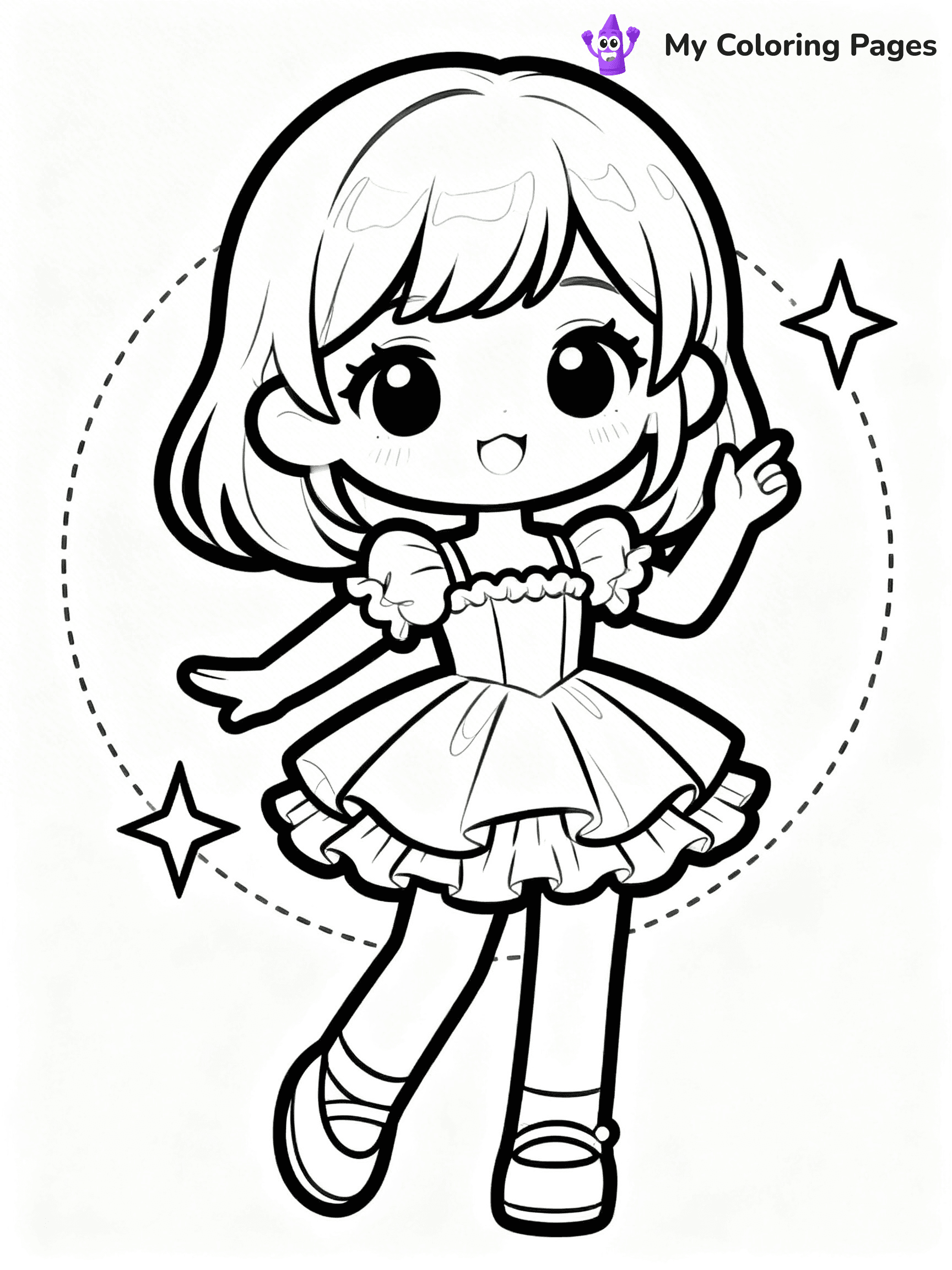 Doll Coloring Pages - 119