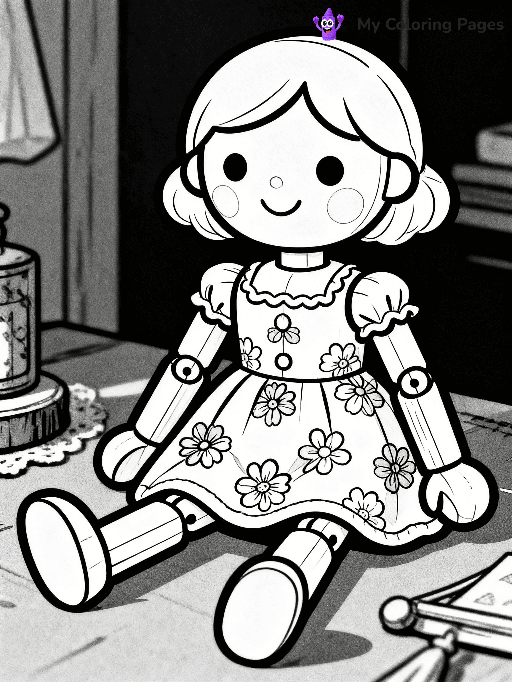 Doll Coloring Pages - 101