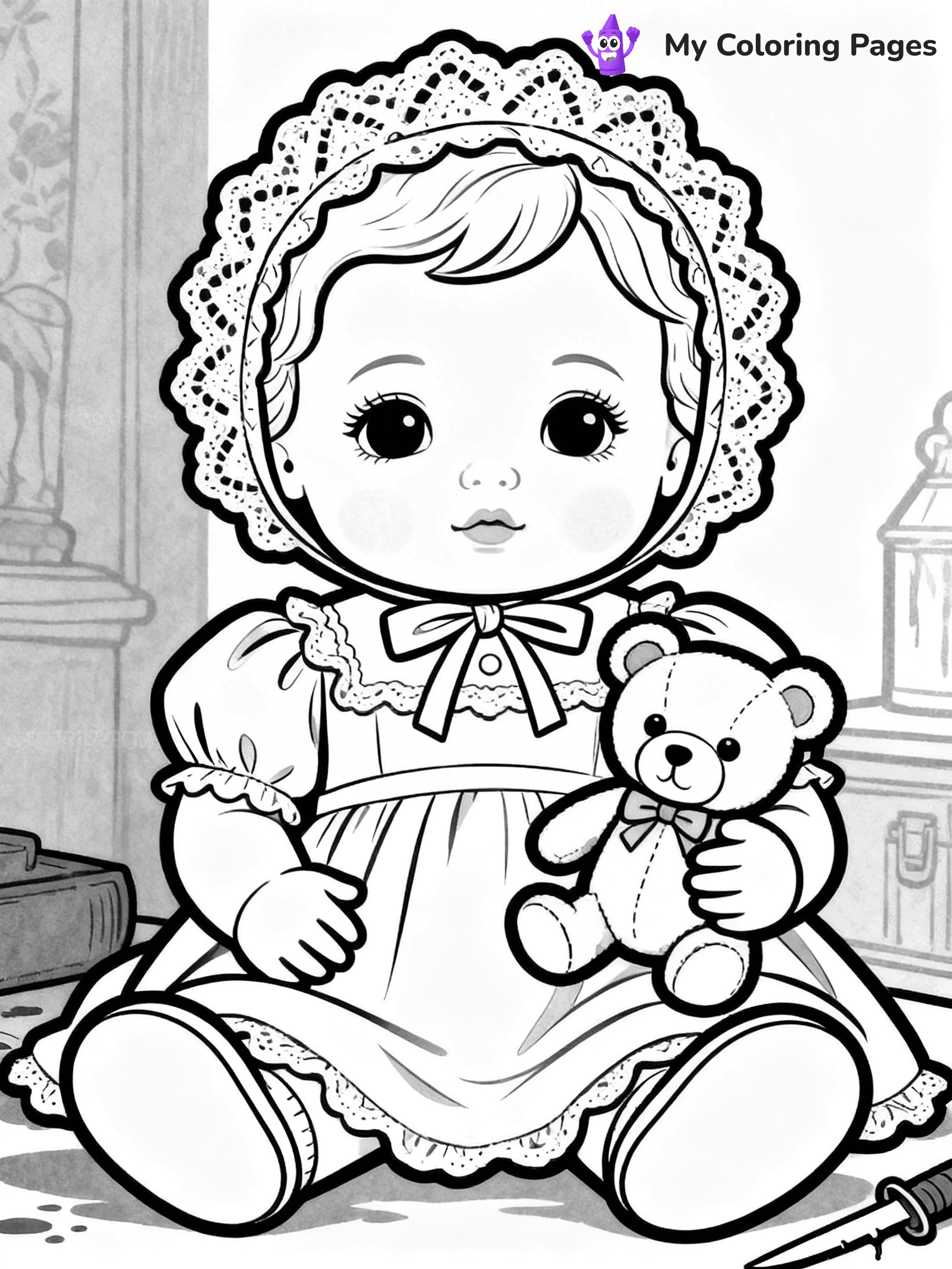 Doll Coloring Pages - 88