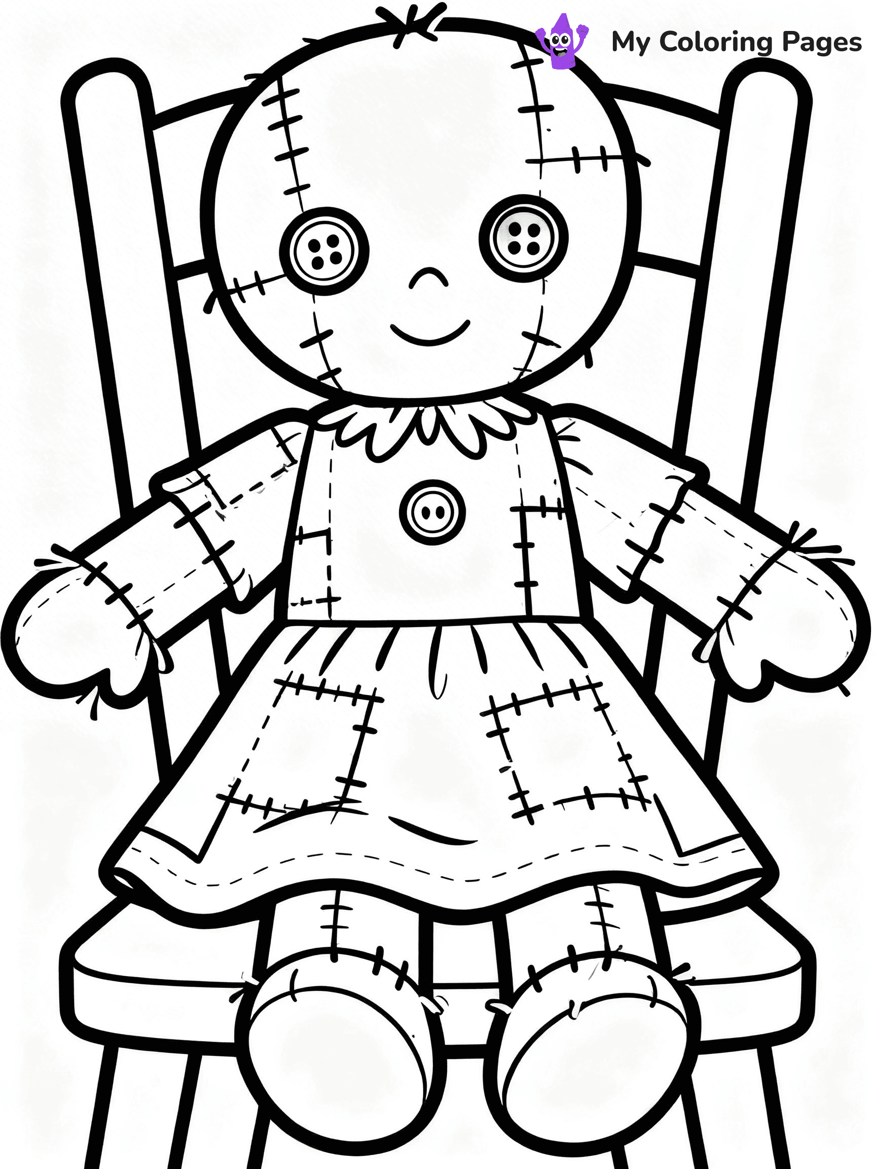 Doll Coloring Pages - 81
