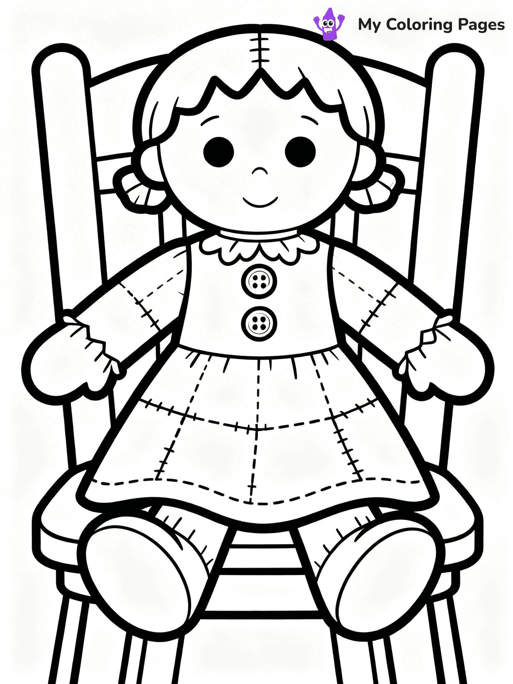 Doll Coloring Pages - 80