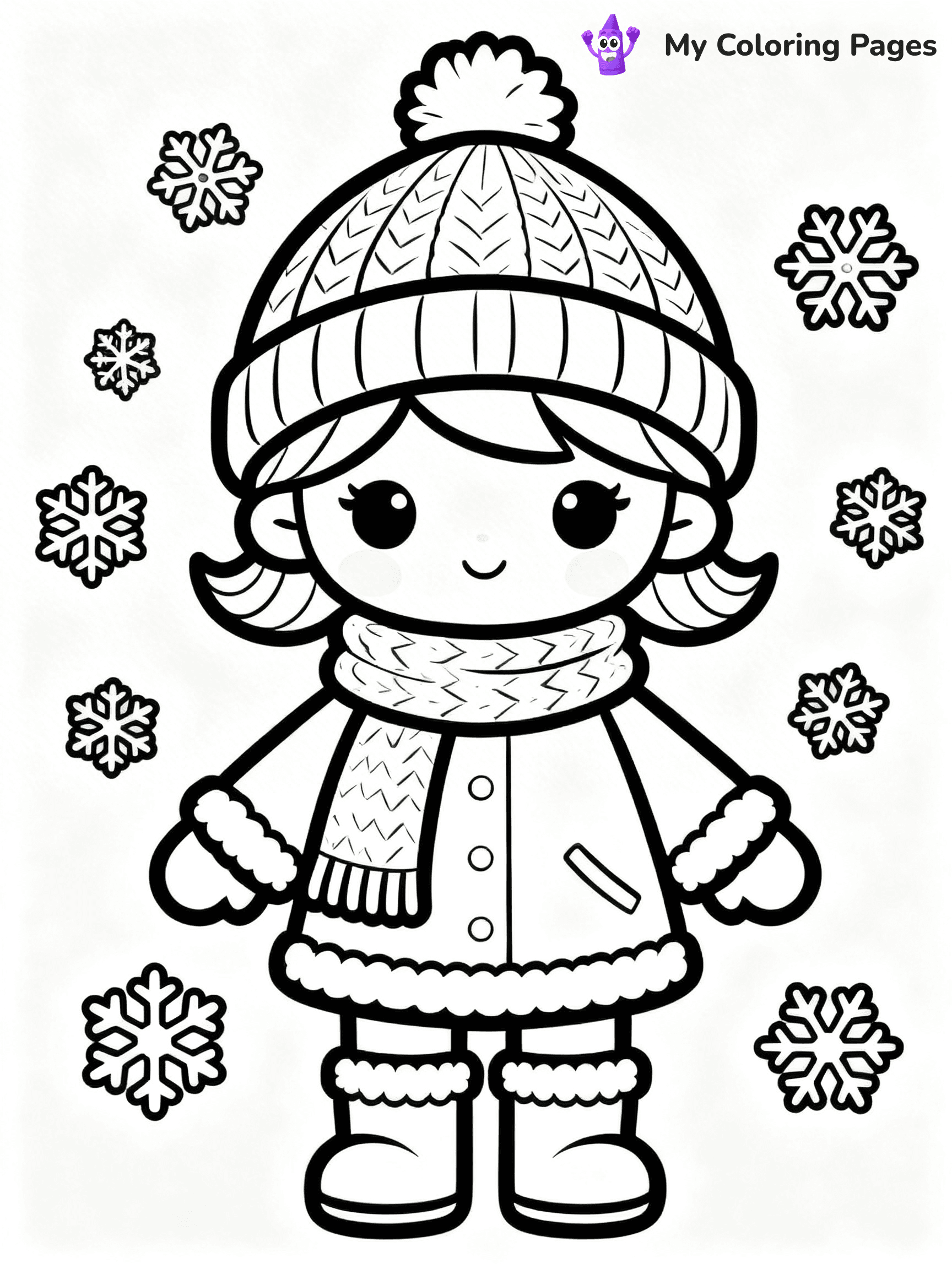 Doll Coloring Pages - 60