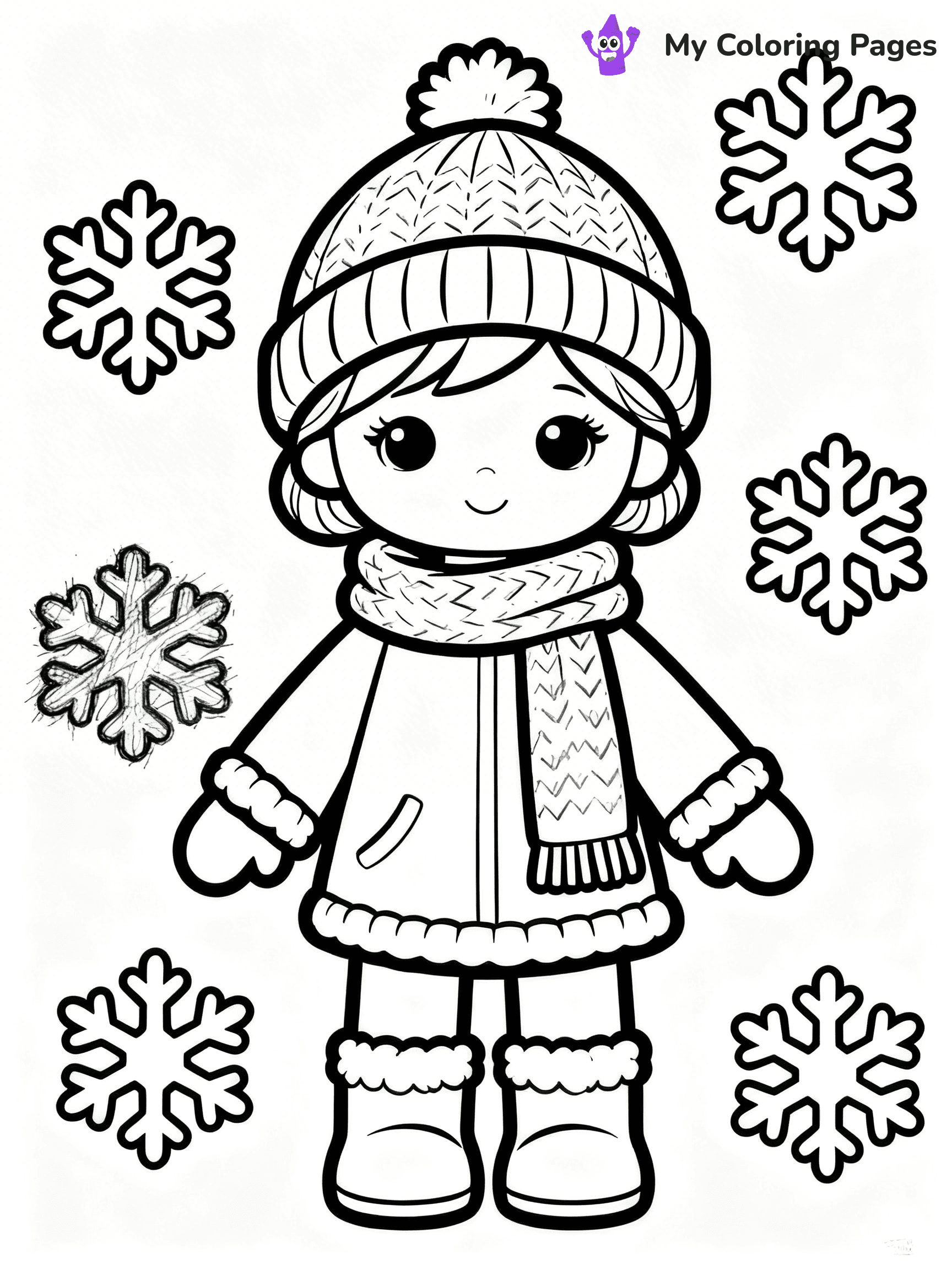 Doll Coloring Pages - 59