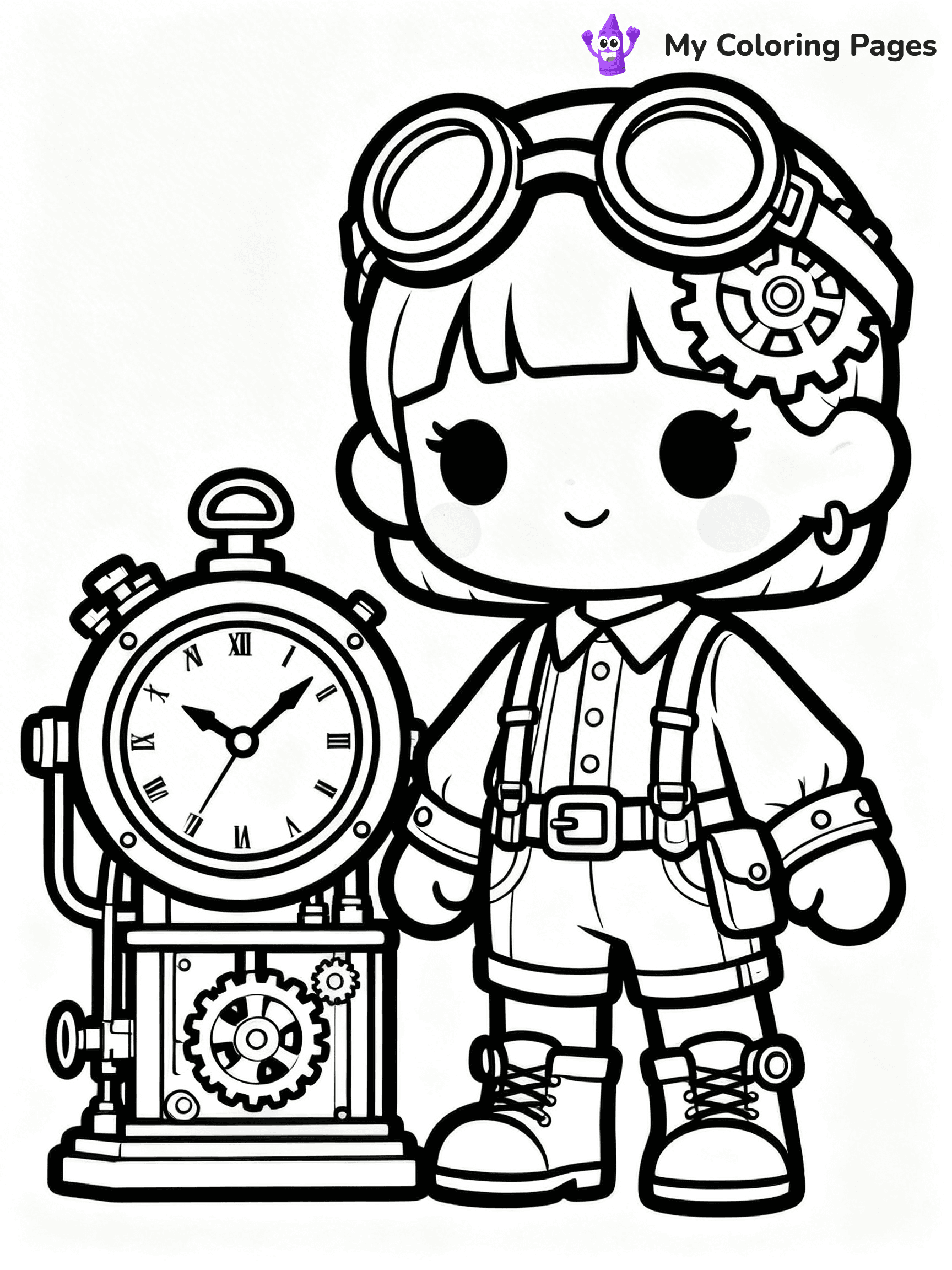 Doll Coloring Pages - 56