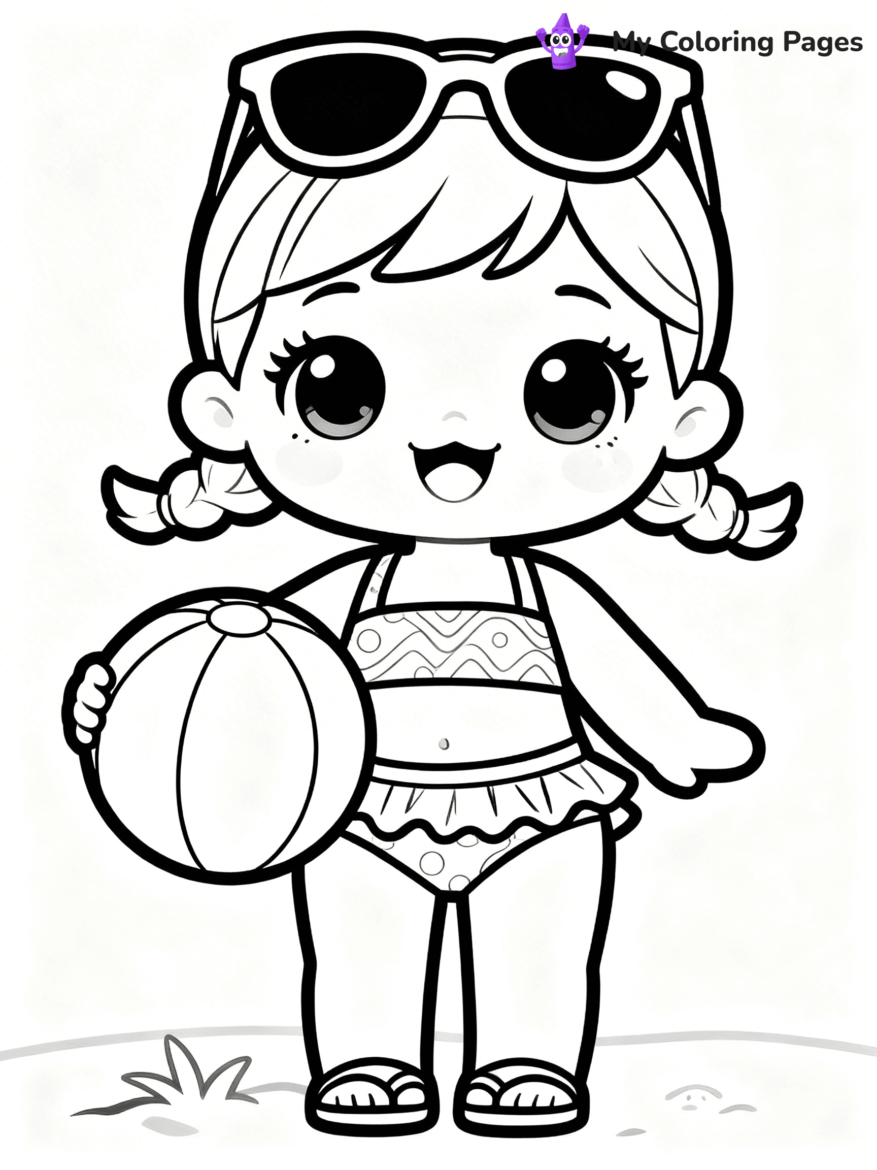 Doll Coloring Pages - 46