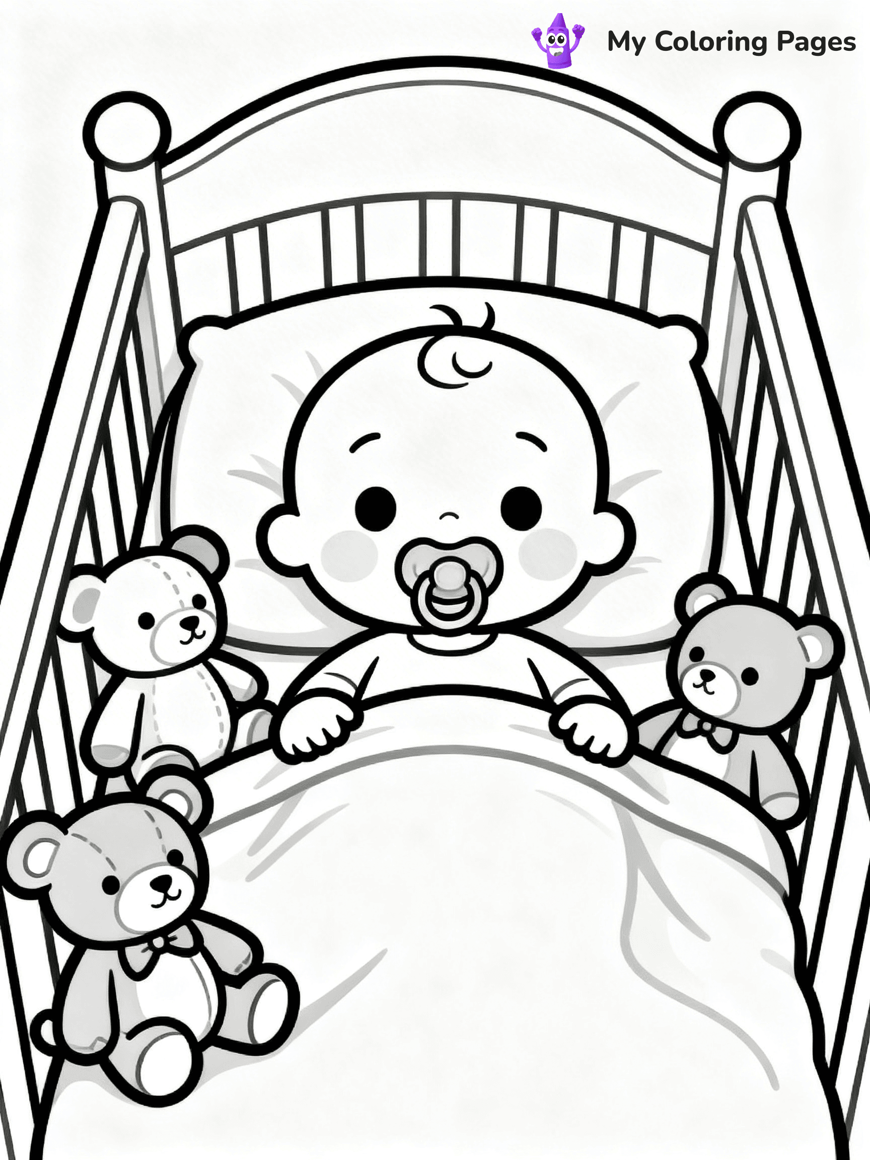 Doll Coloring Pages - 44