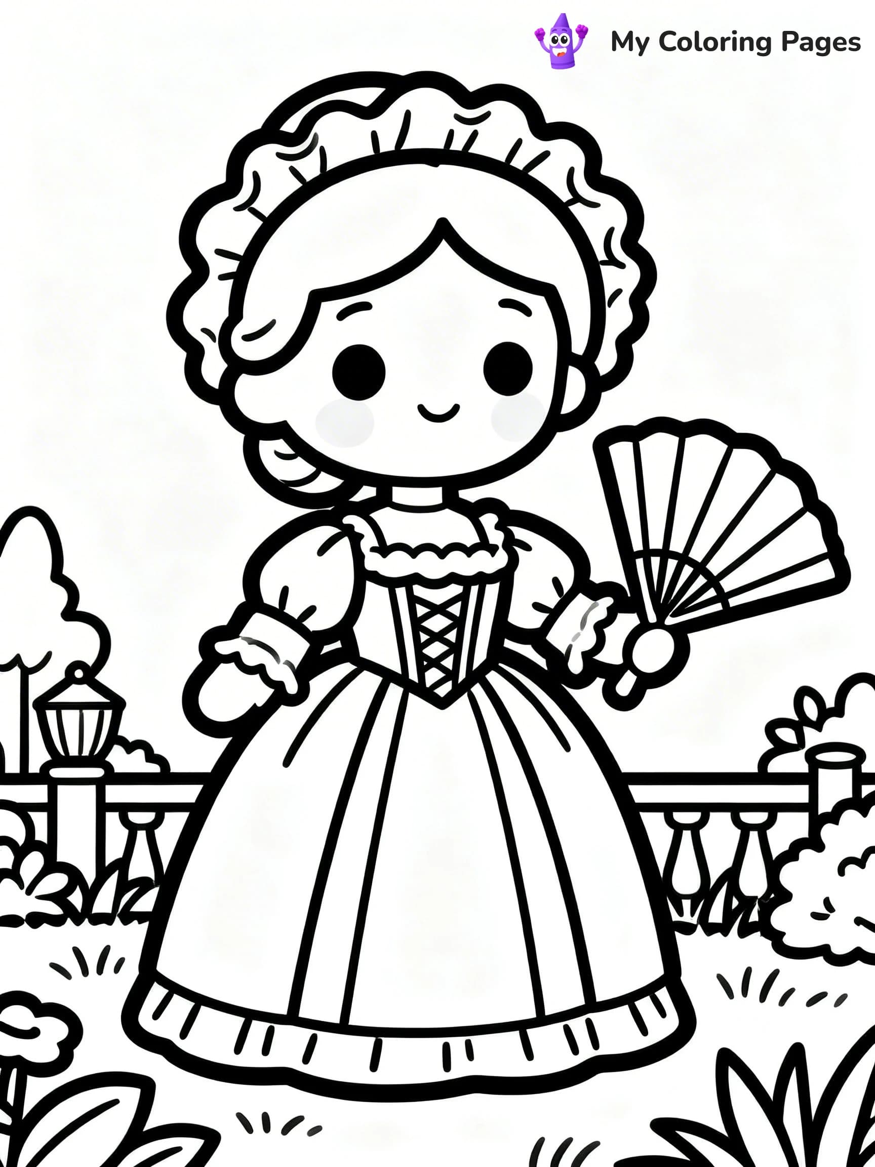 Doll Coloring Pages - 16