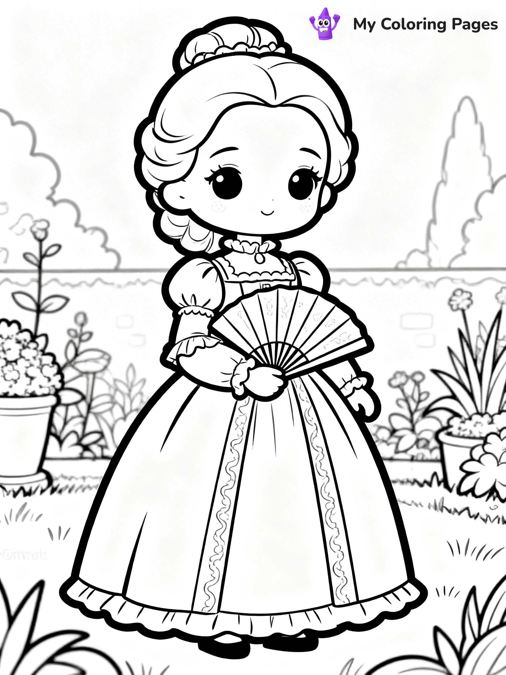 Doll Coloring Pages - 15