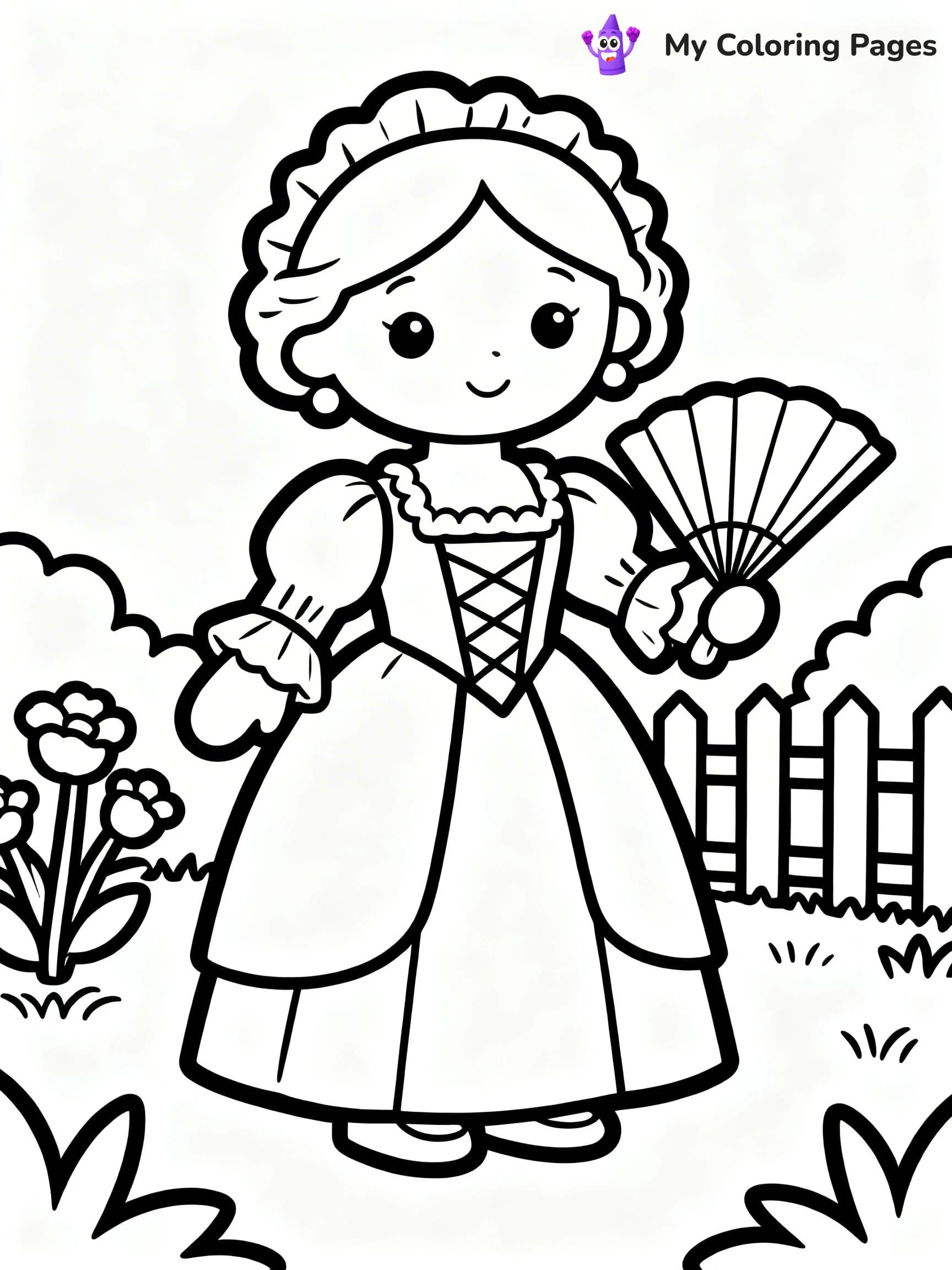 Doll Coloring Pages - 14