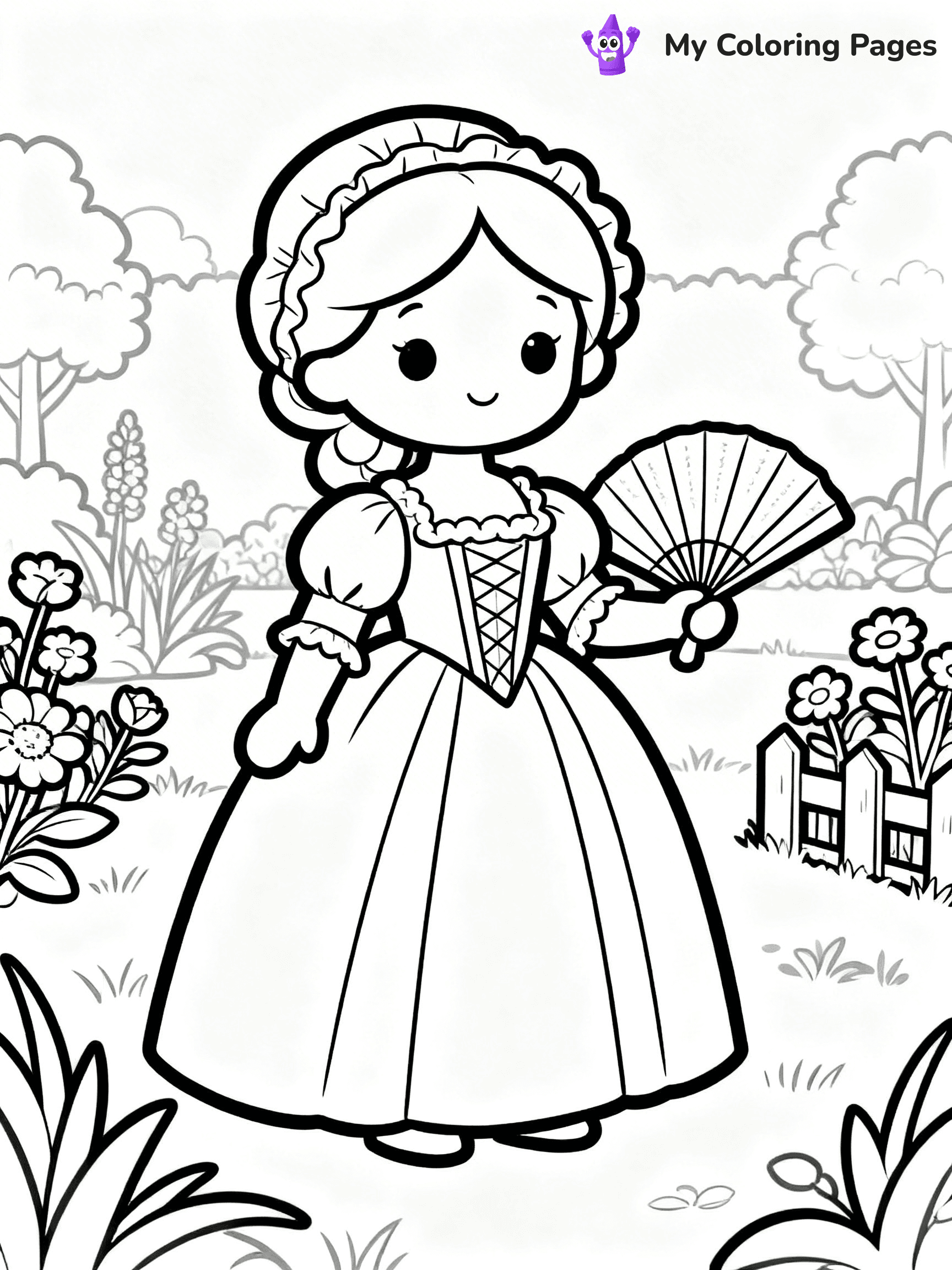 Doll Coloring Pages - 13