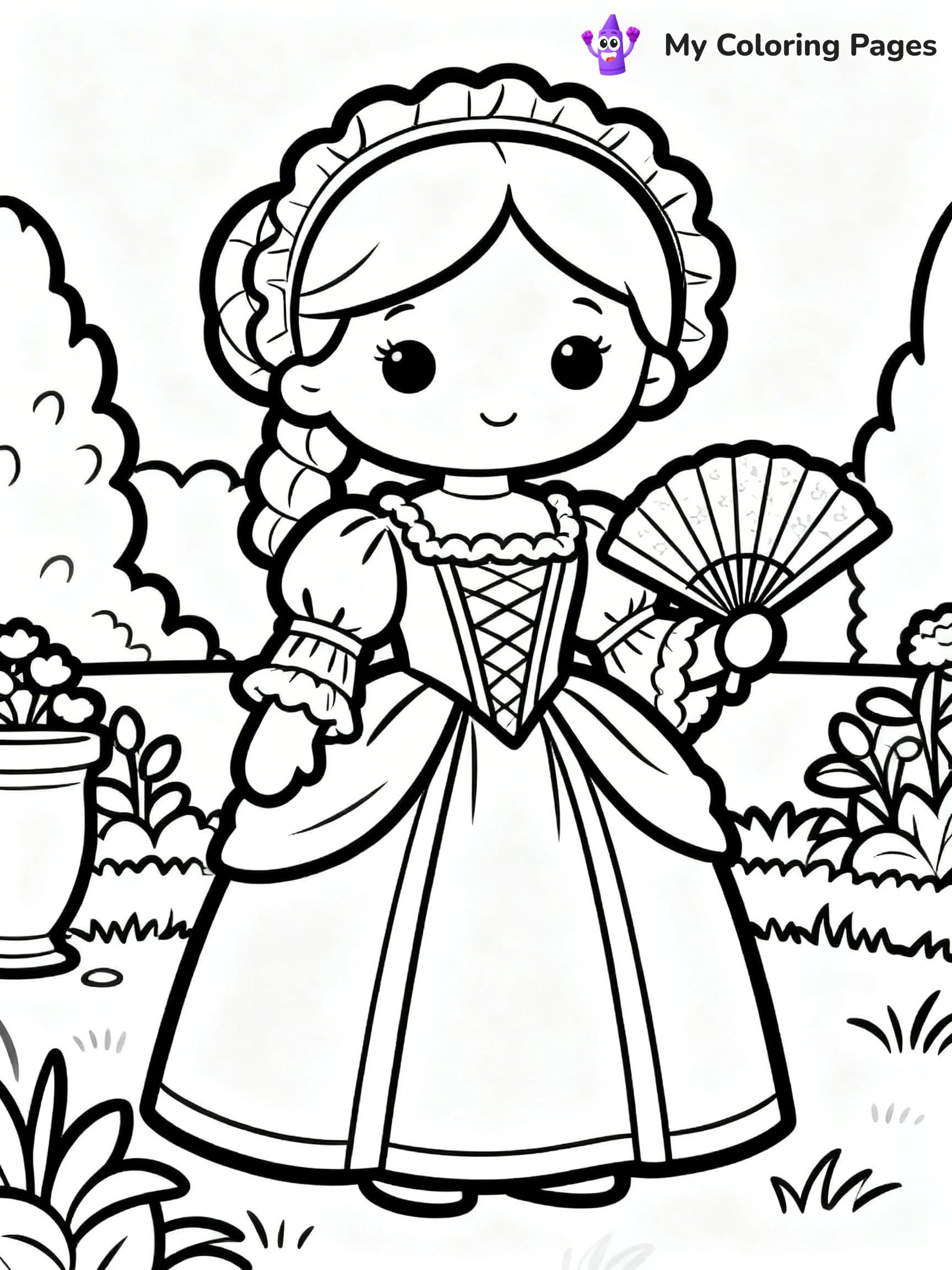 Doll Coloring Pages - 11