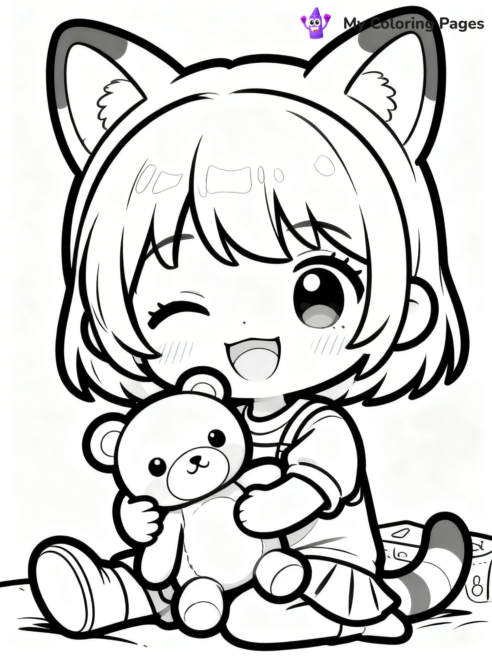 Doll Coloring Pages - 9