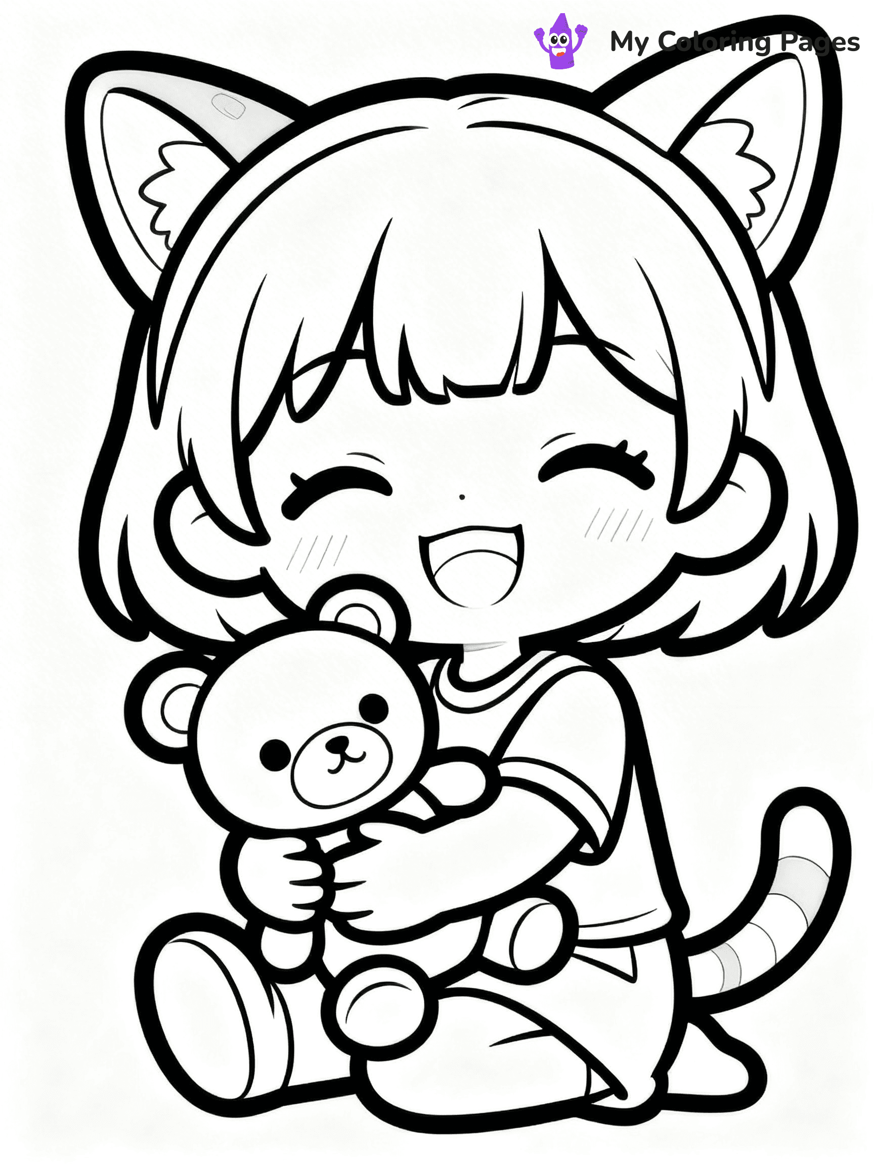 Doll Coloring Pages - 8