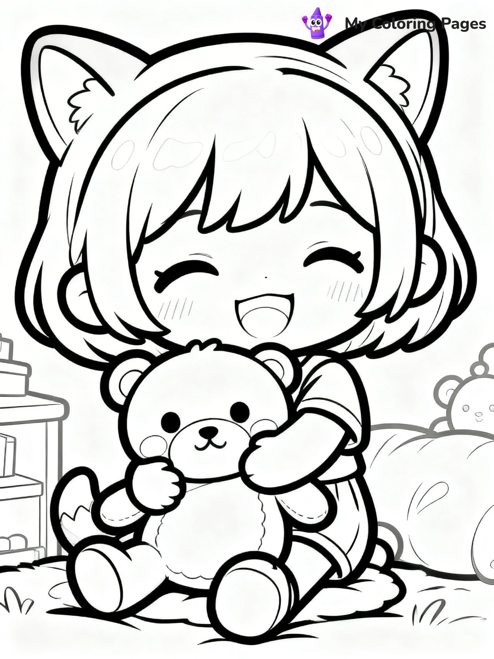 Doll Coloring Pages - 7