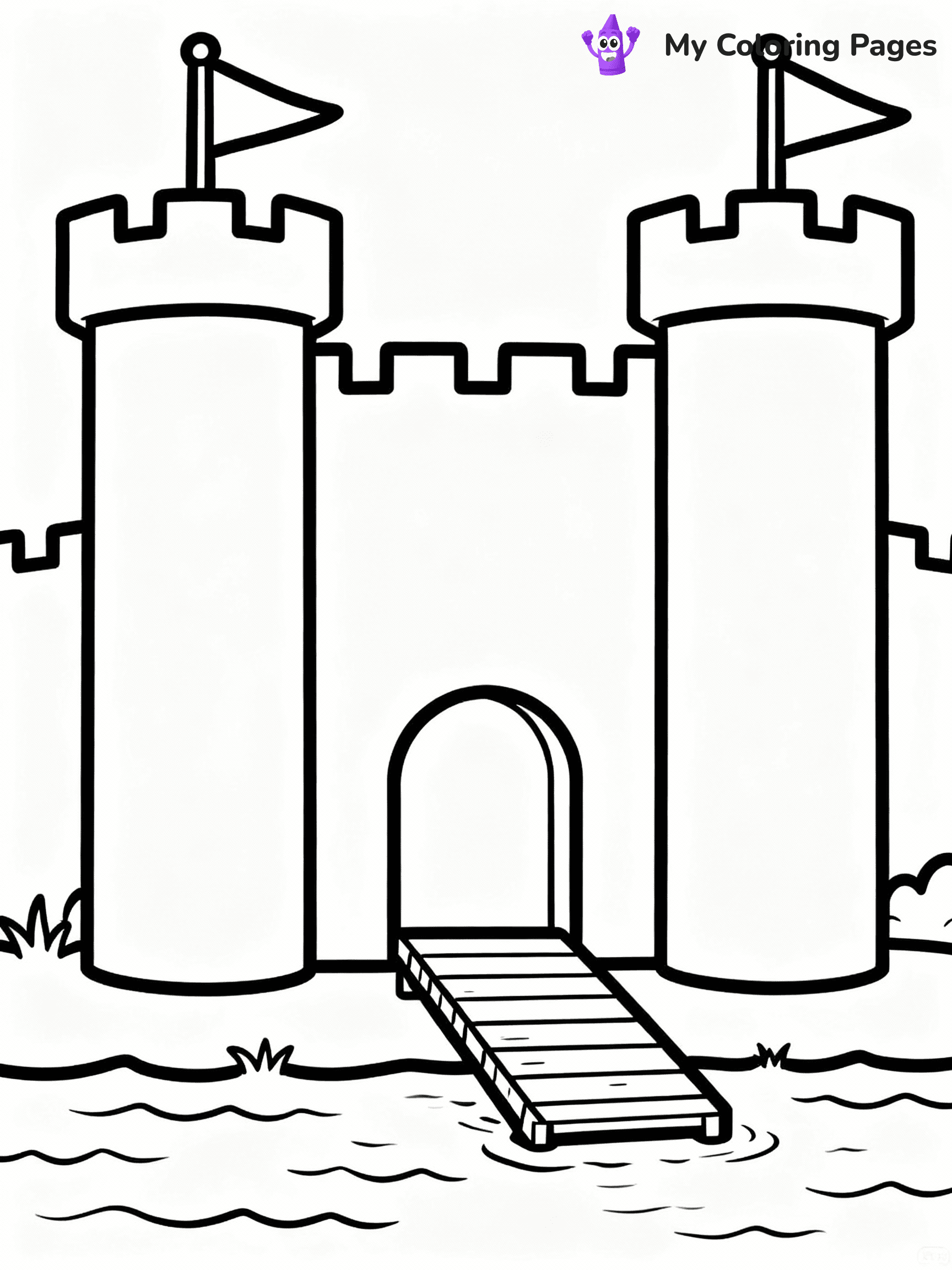 Castle Coloring Pages - 31