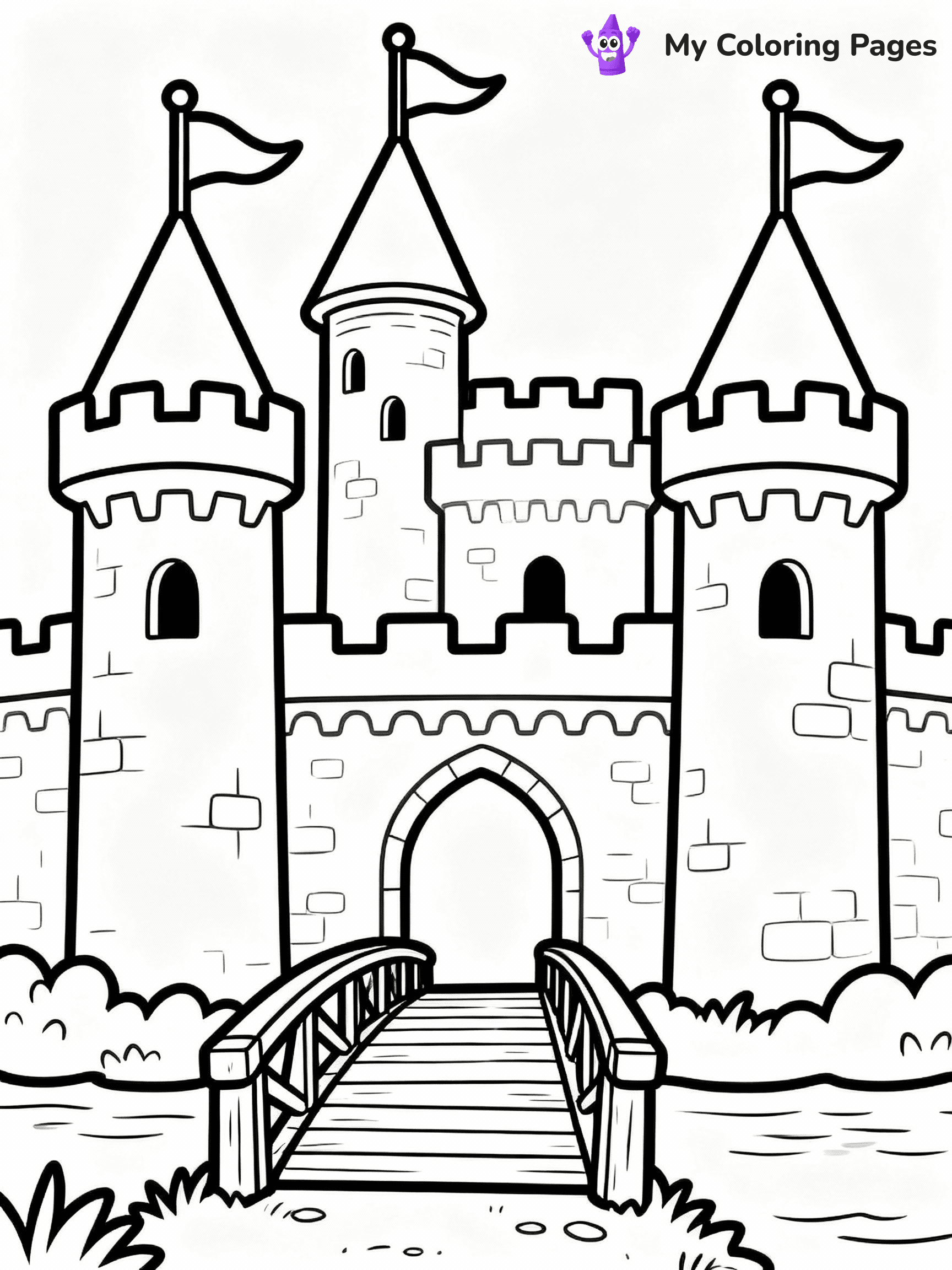 Castle Coloring Pages - 29
