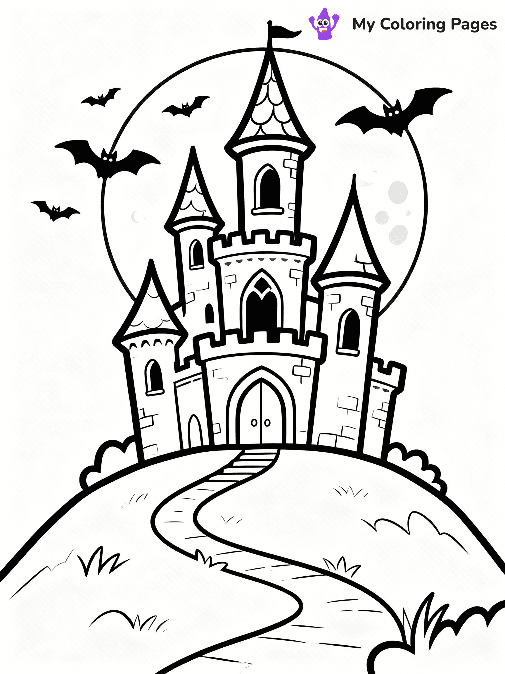 Castle Coloring Pages - 12