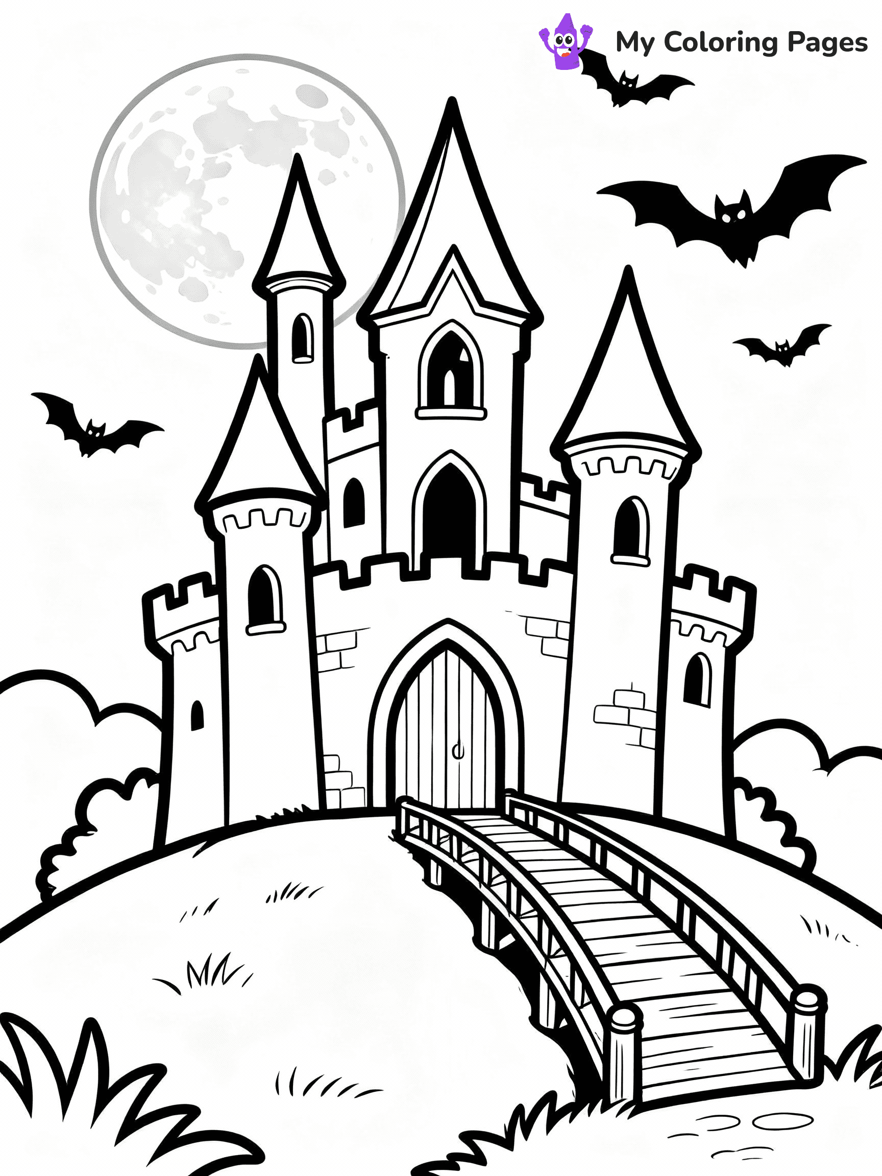 Castle Coloring Pages - 11