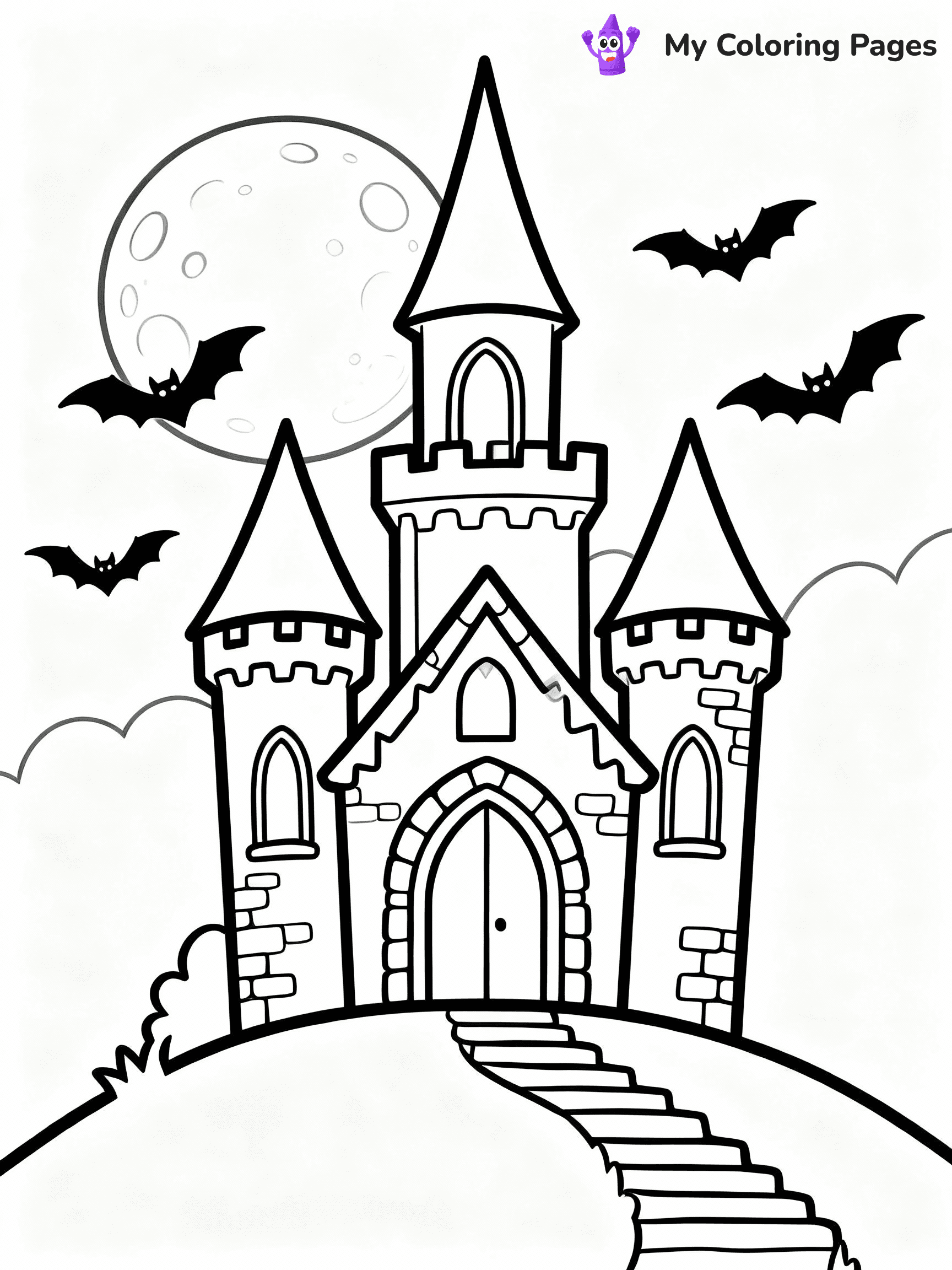 Castle Coloring Pages - 9