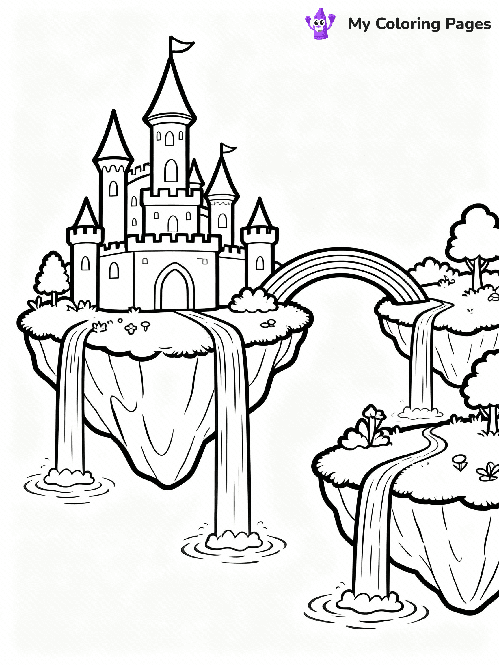 Castle Coloring Pages - 7