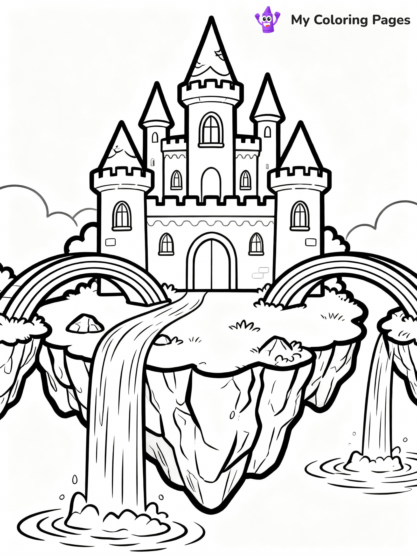 Castle Coloring Pages - 6
