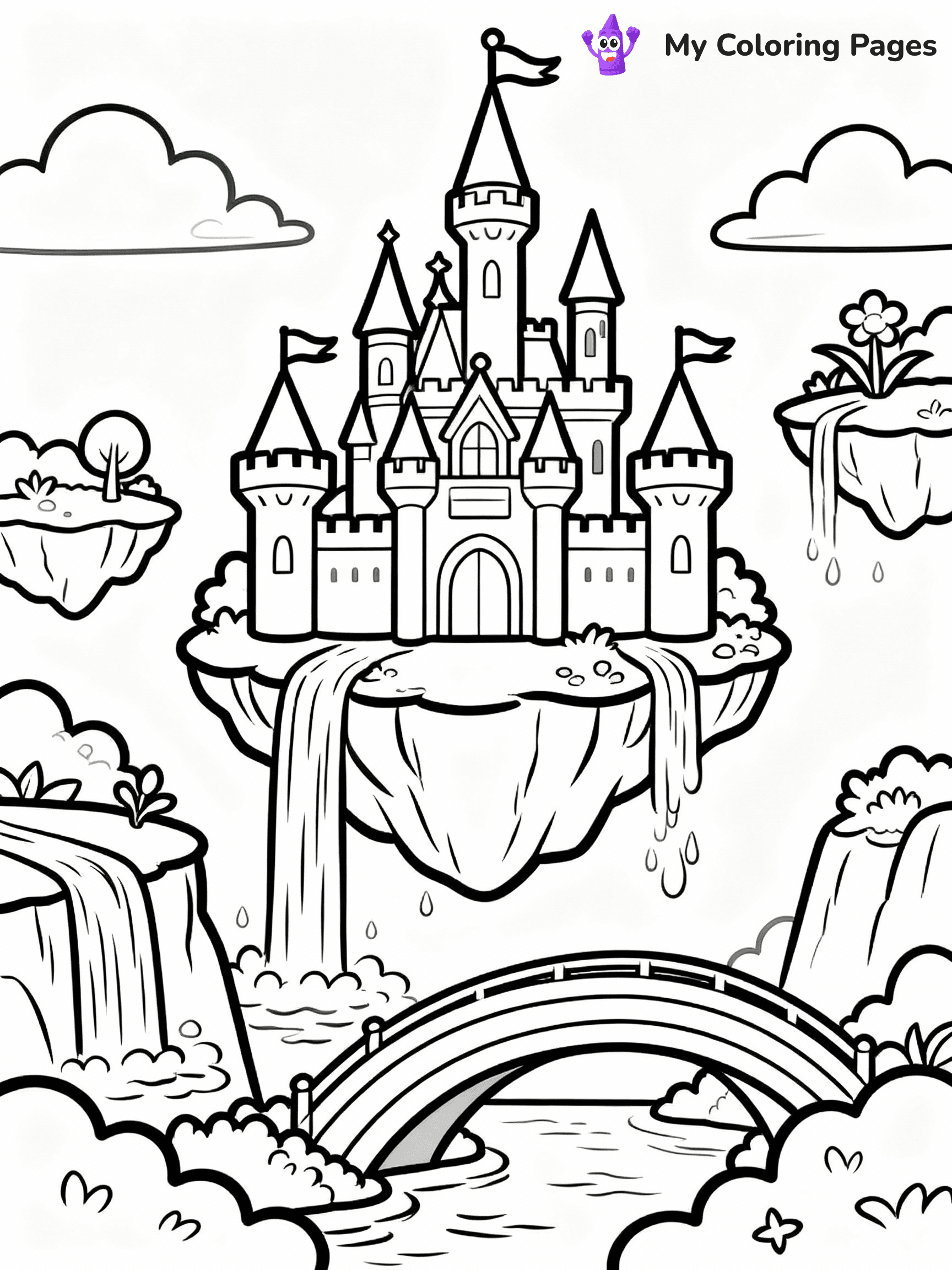 Castle Coloring Pages - 5