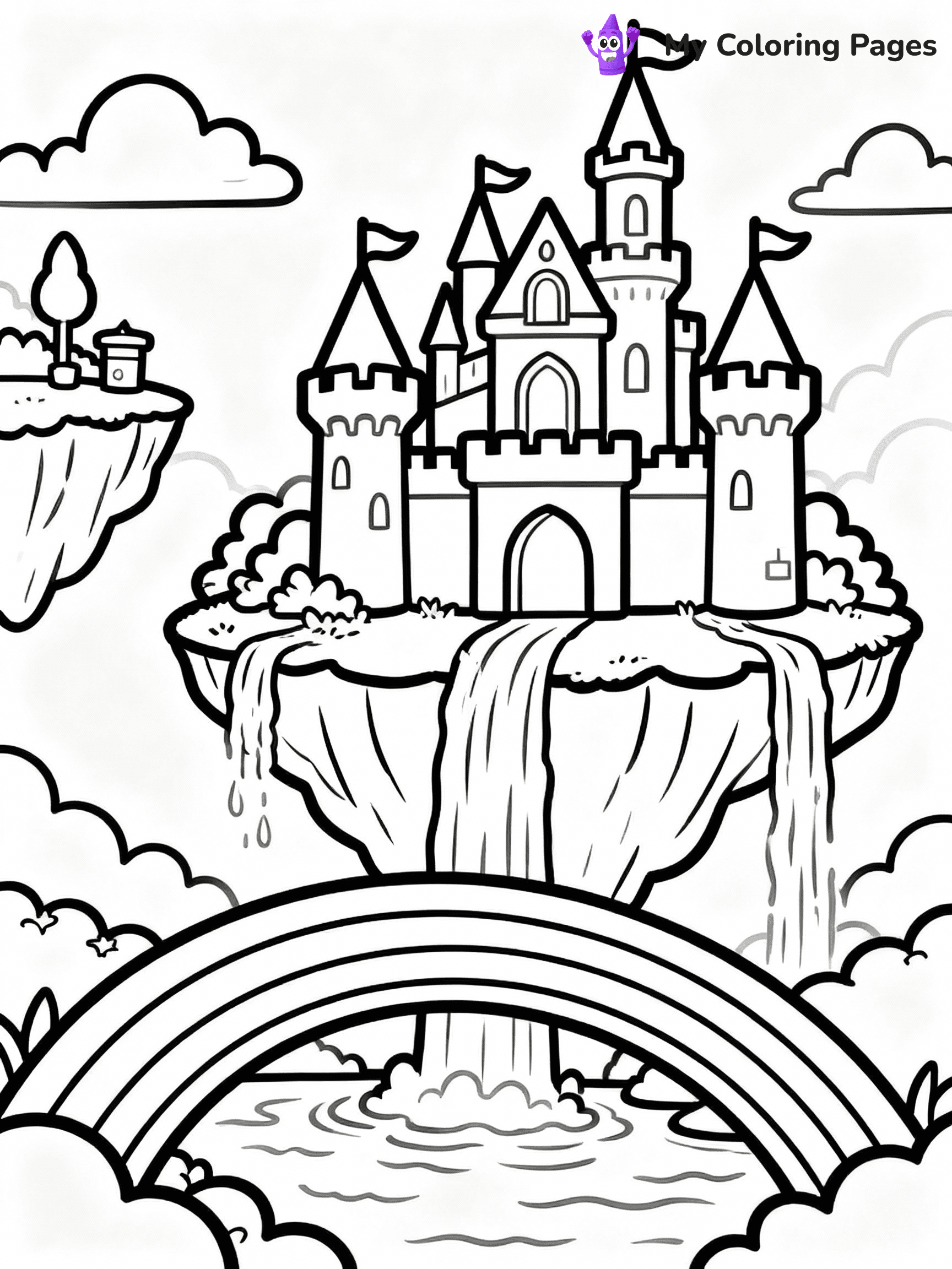 Castle Coloring Pages - 4