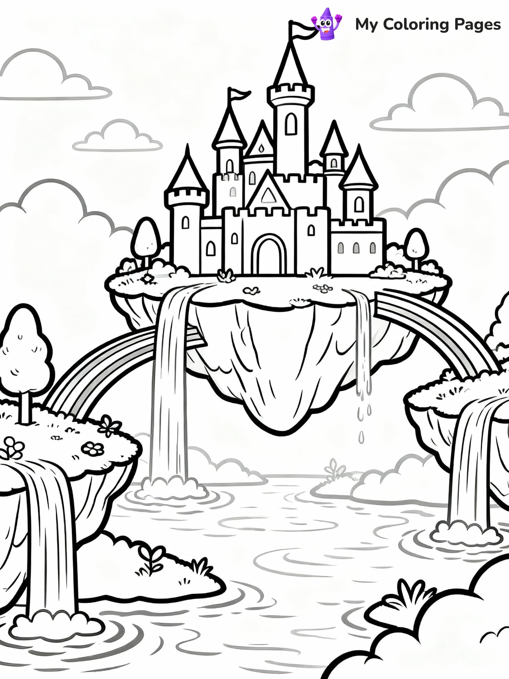 Castle Coloring Pages - 3